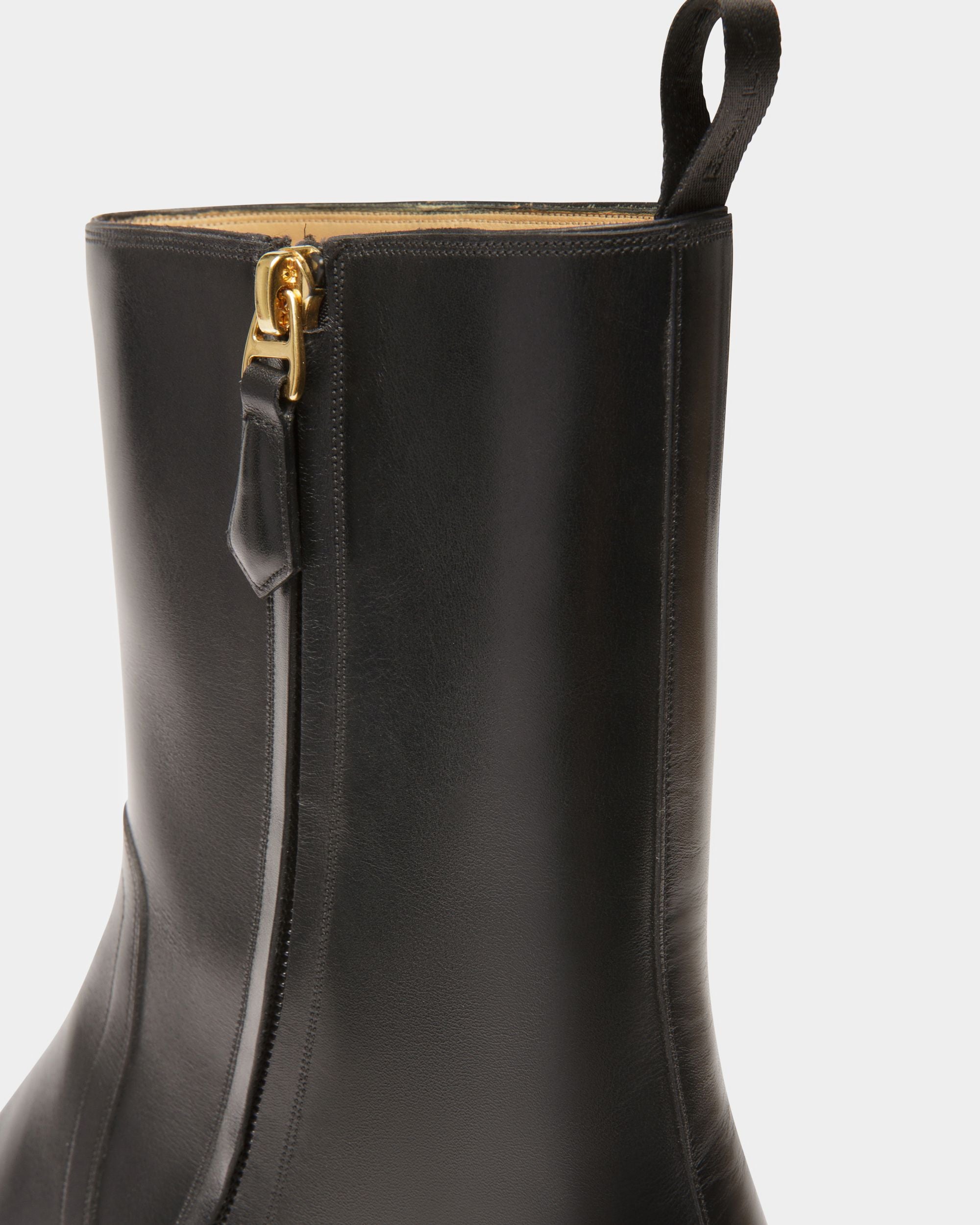 Scribe Booties In Black Leather - Men's - Bally - 05