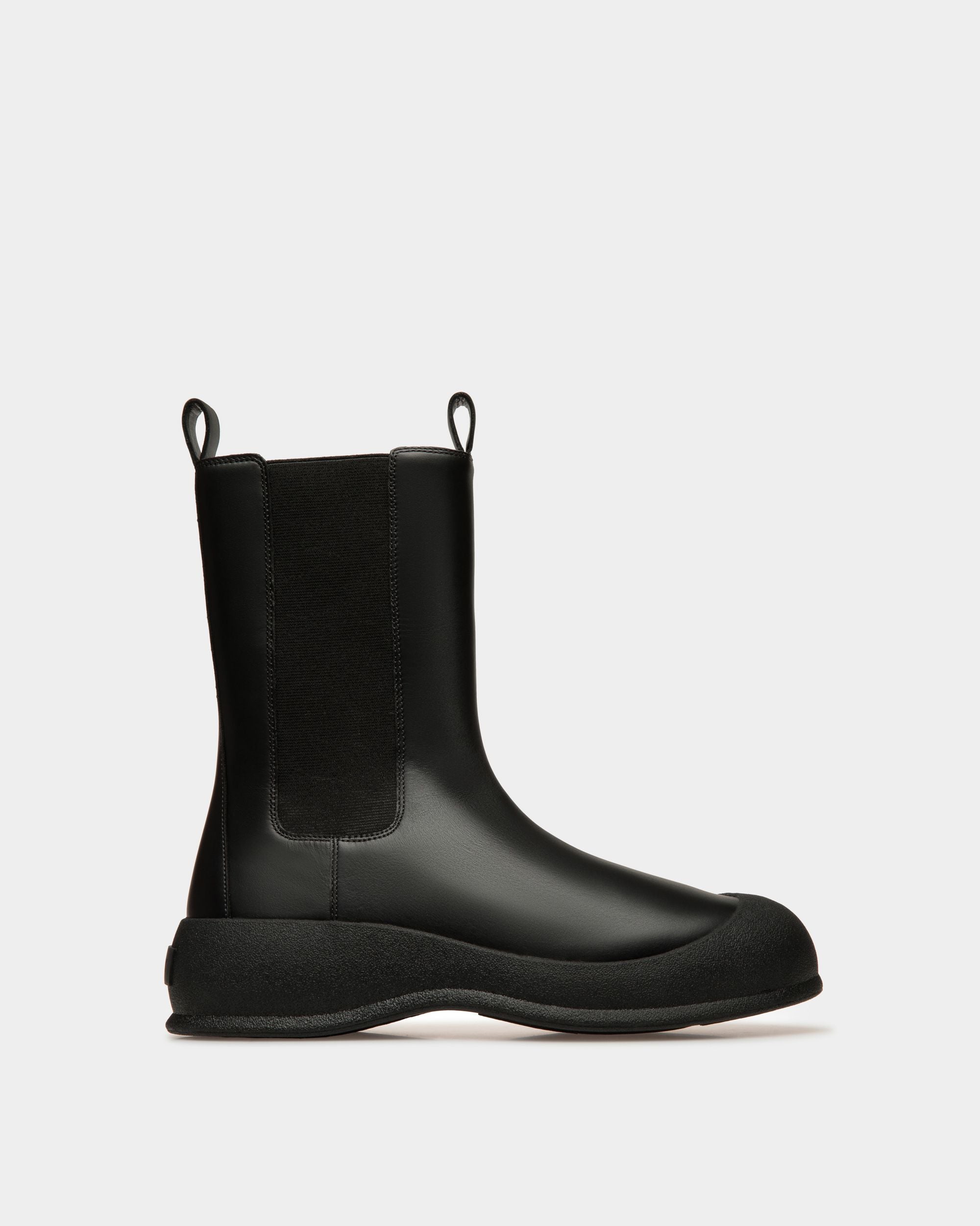 Frei Snow Boots In Black Leather - Men's - Bally - 01