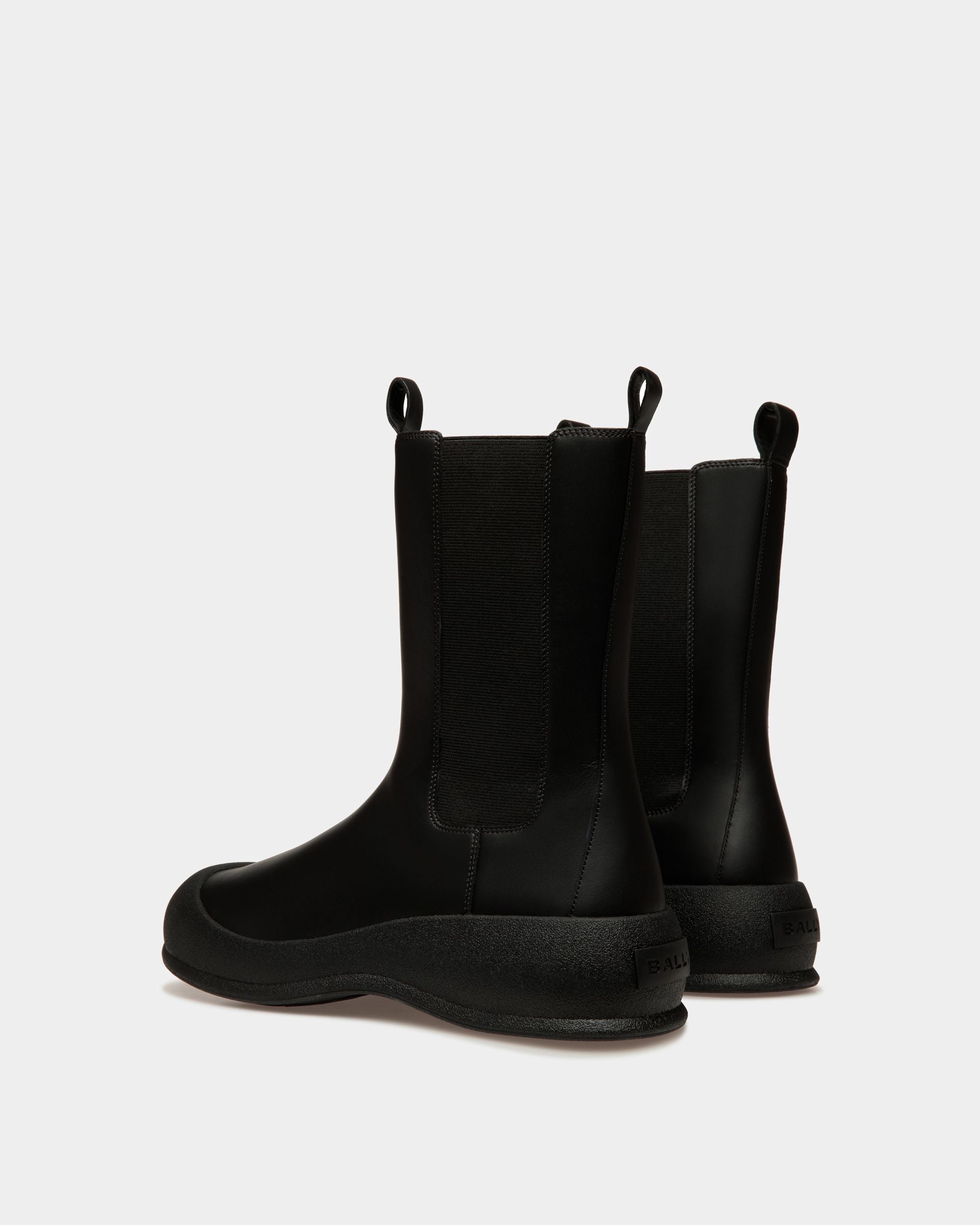 Frei Snow Boots In Black Leather - Men's - Bally - 03