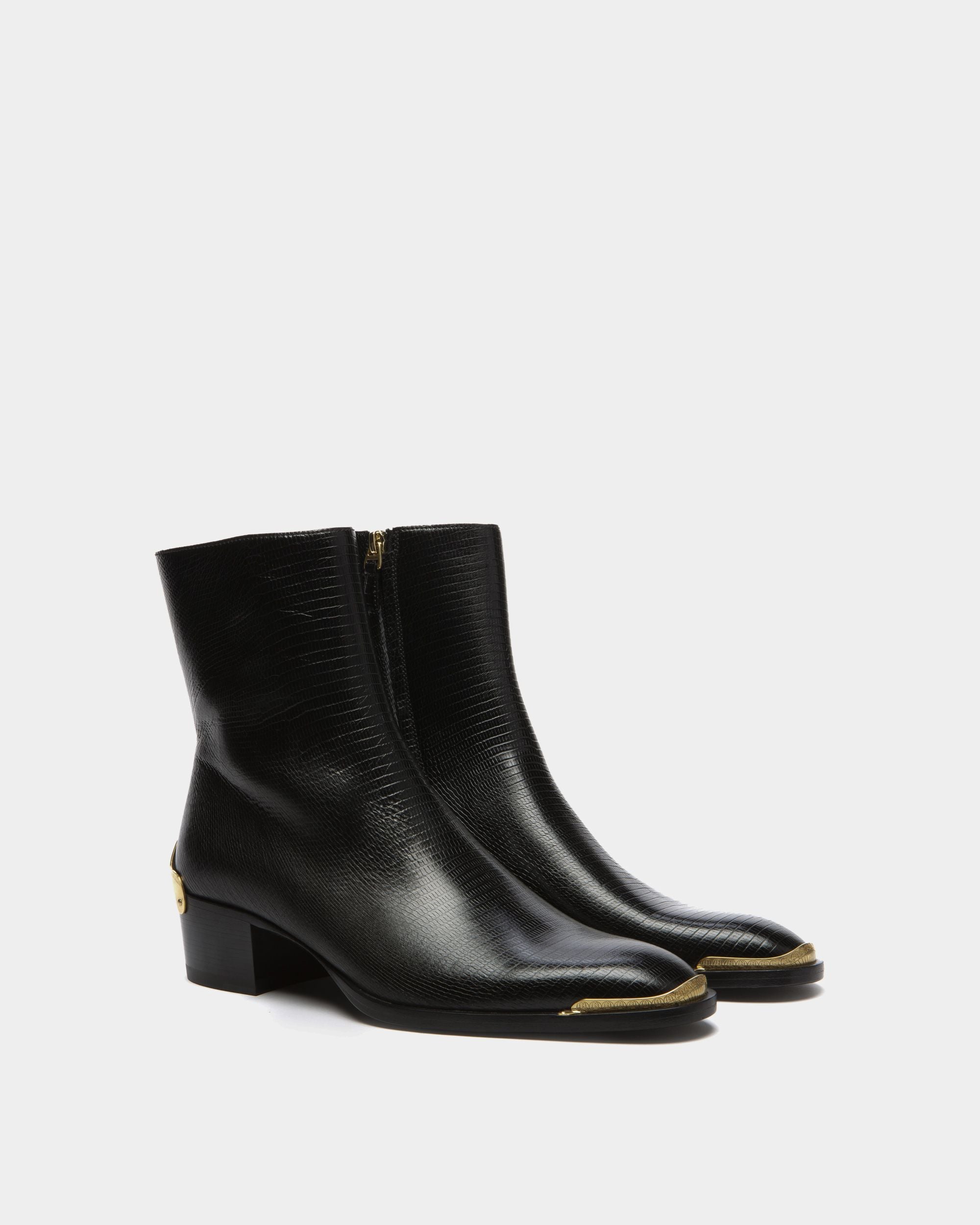 Frankel Booties In Black Leather - Men's - Bally - 02
