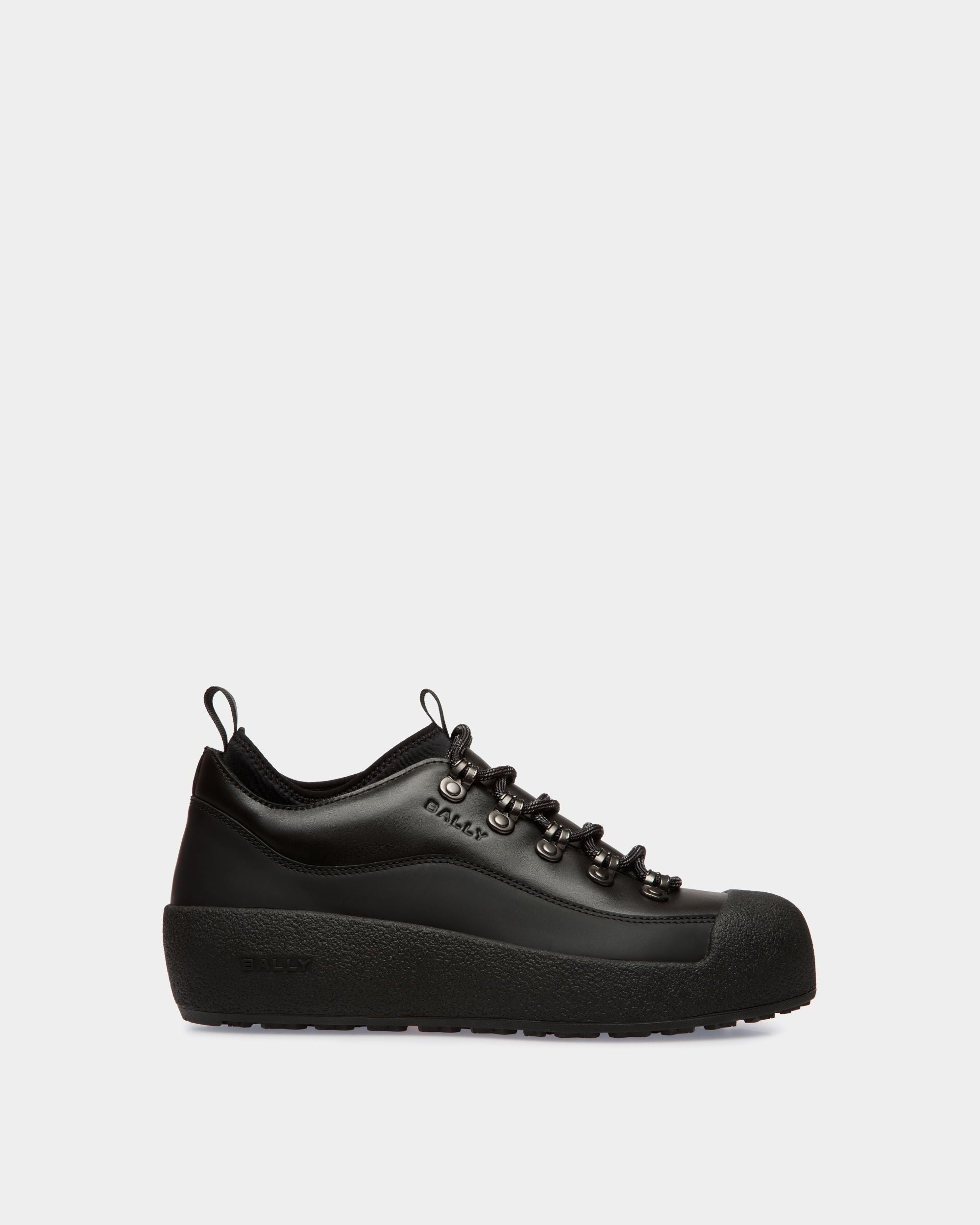 Winter Capsule Bootie in Black Leather - Men's - Bally - 01