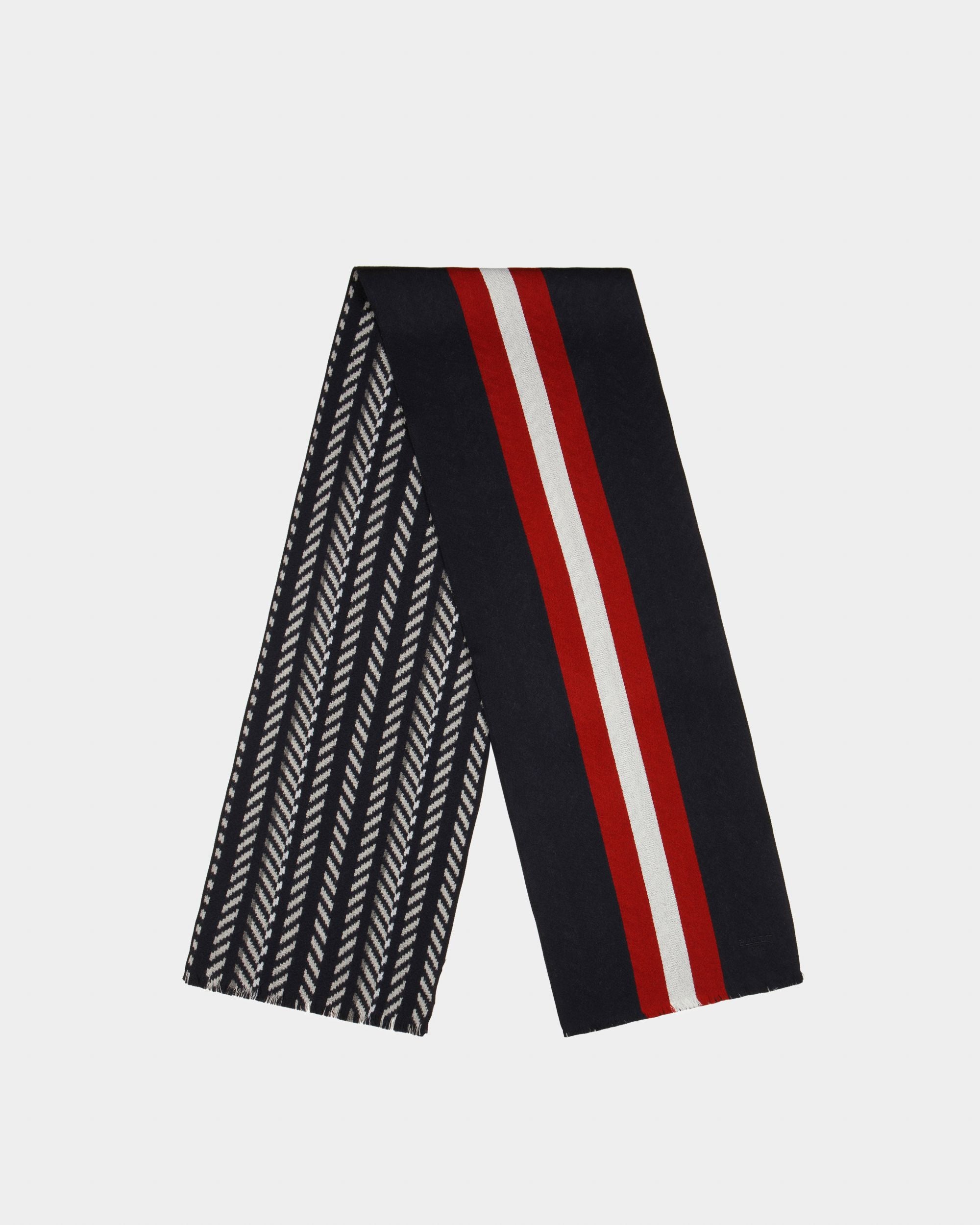 Bally Stripe Chevron Scarf - Men's - Bally - 01