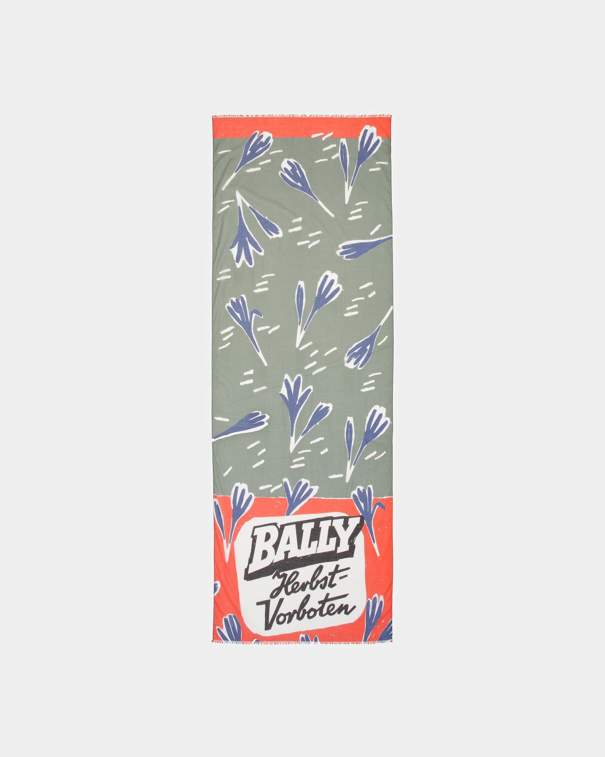 Scarf In Sage - Men's - Bally - 03