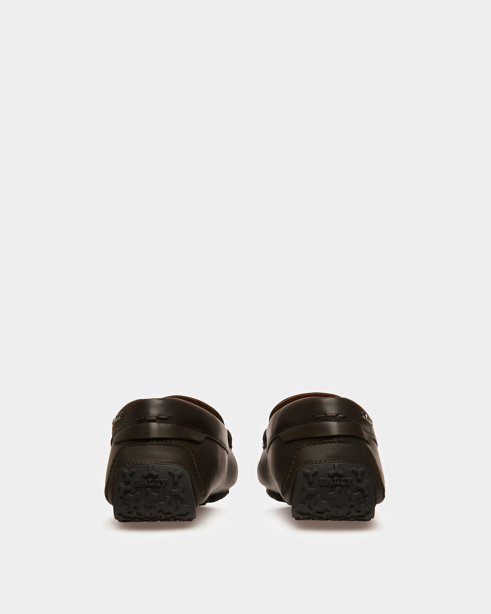 Pinter Leather Drivers In Brown - Men's - Bally - 04