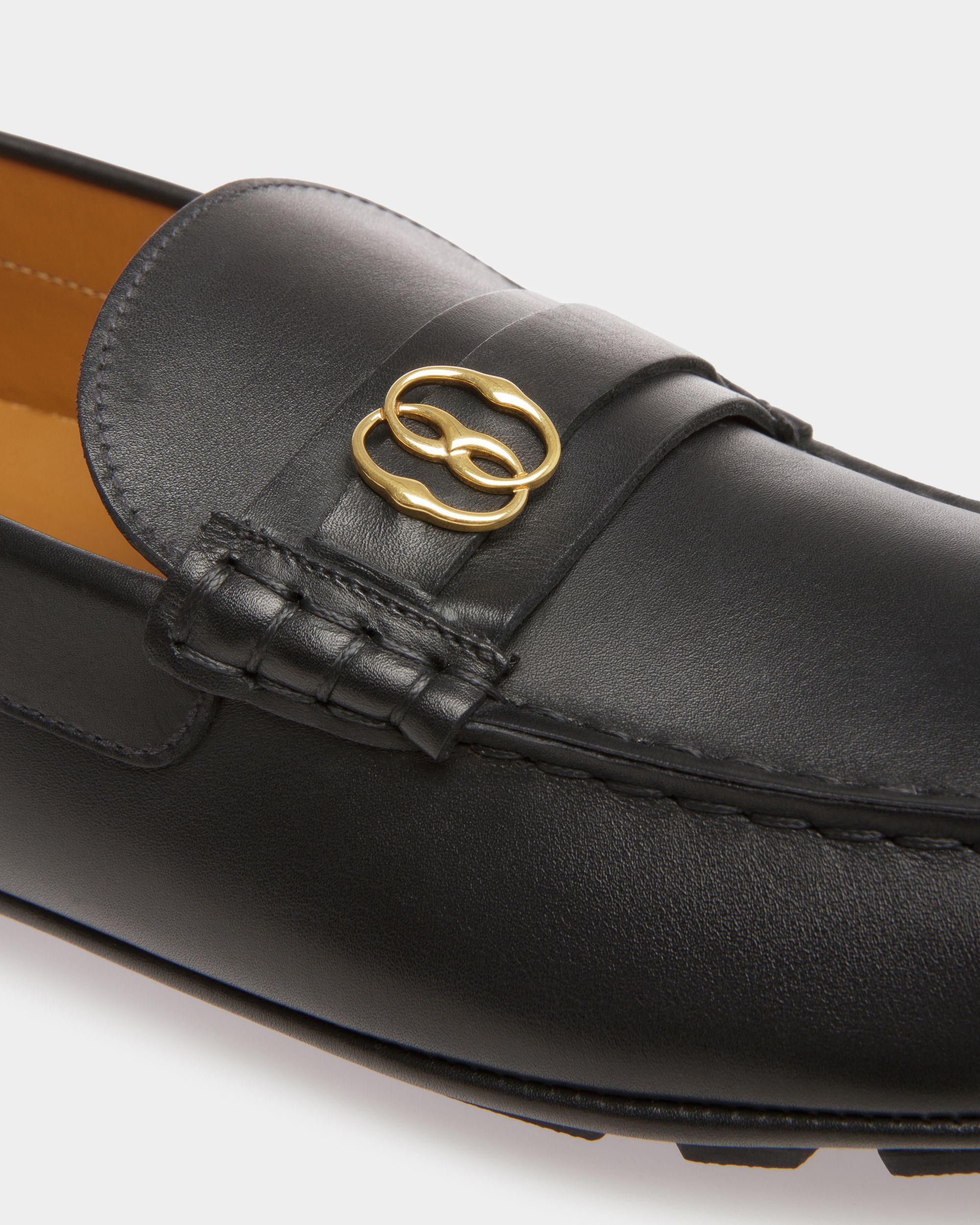Kerbs Drivers In Black Leather - Men's - Bally - 05
