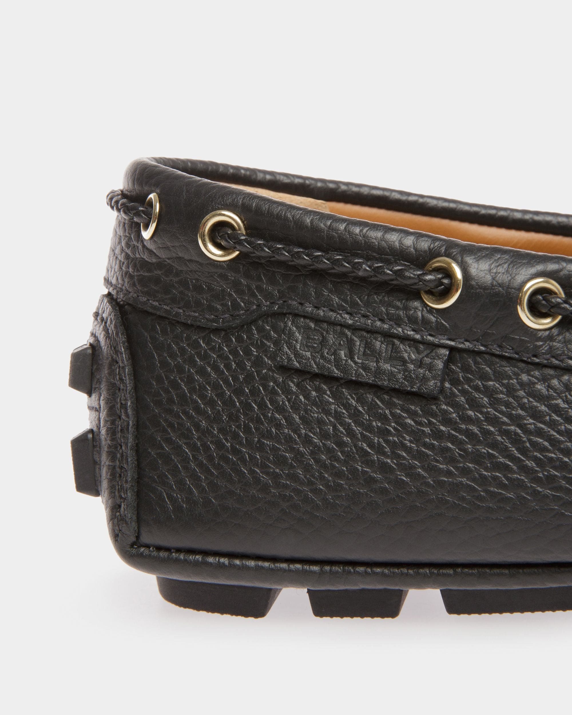 Kerbs Drivers In Black Leather - Men's - Bally - 05