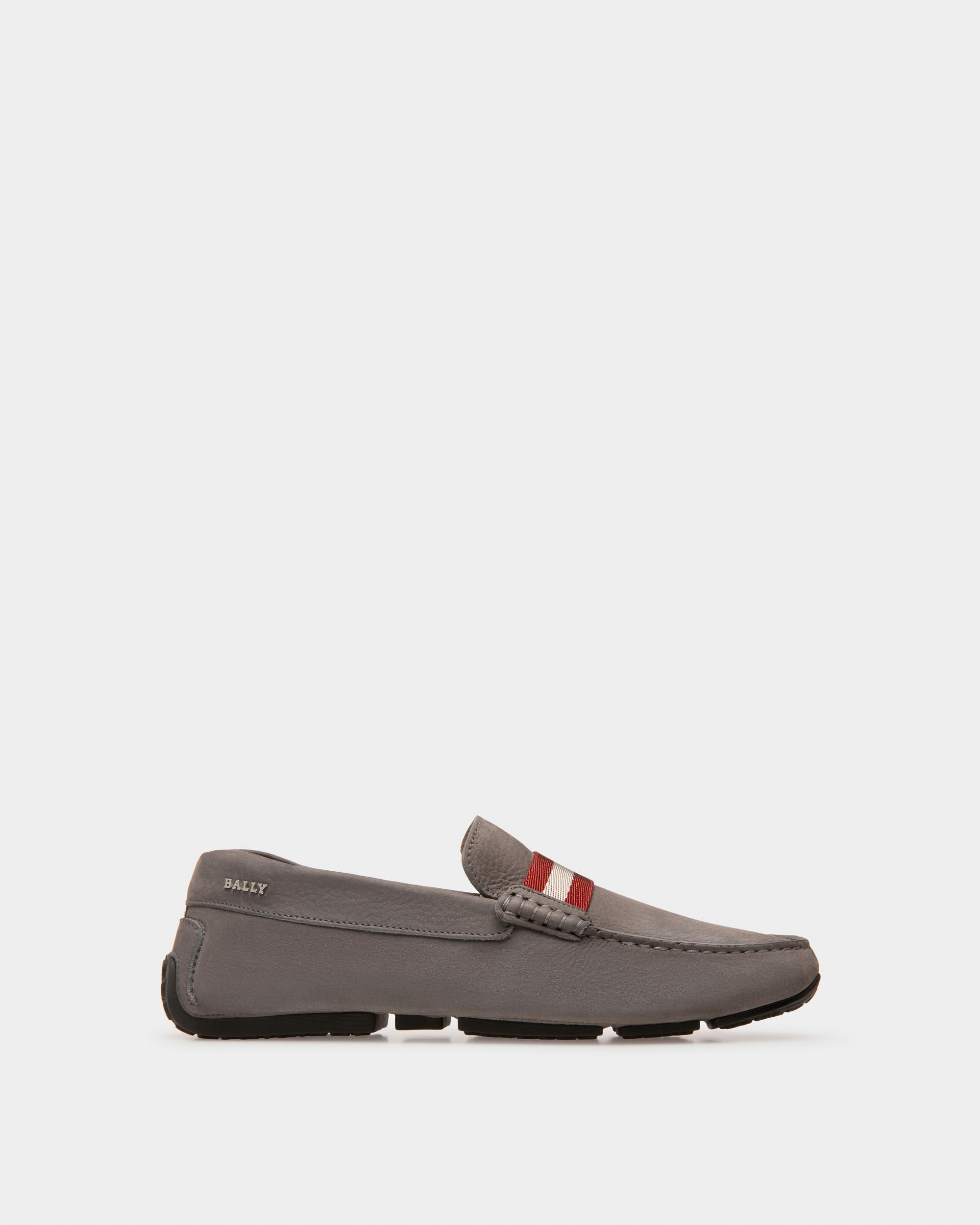 Pearce Leather Drivers In Grey - Men's - Bally - 01