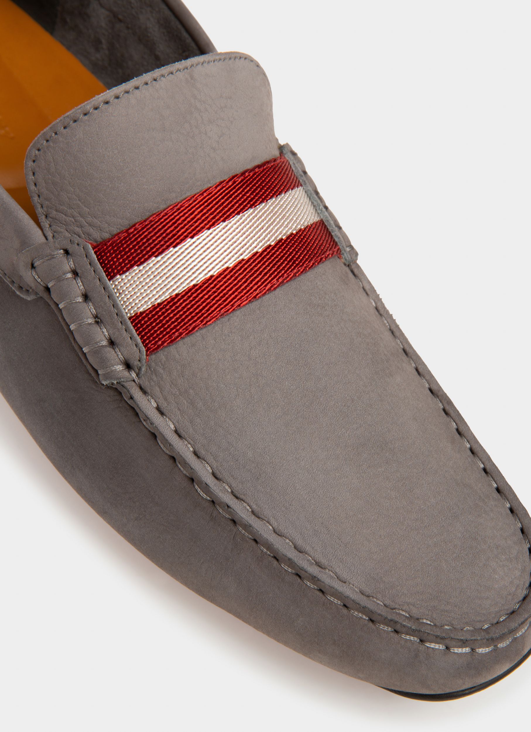Pearce Leather Drivers In Grey - Men's - Bally - 06
