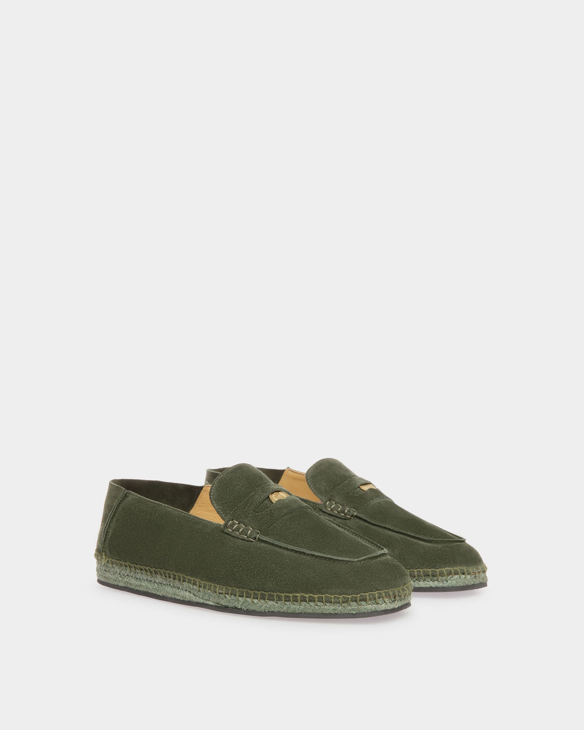 Karakas Espadrilles In Squad Leather - Men's - Bally - 02
