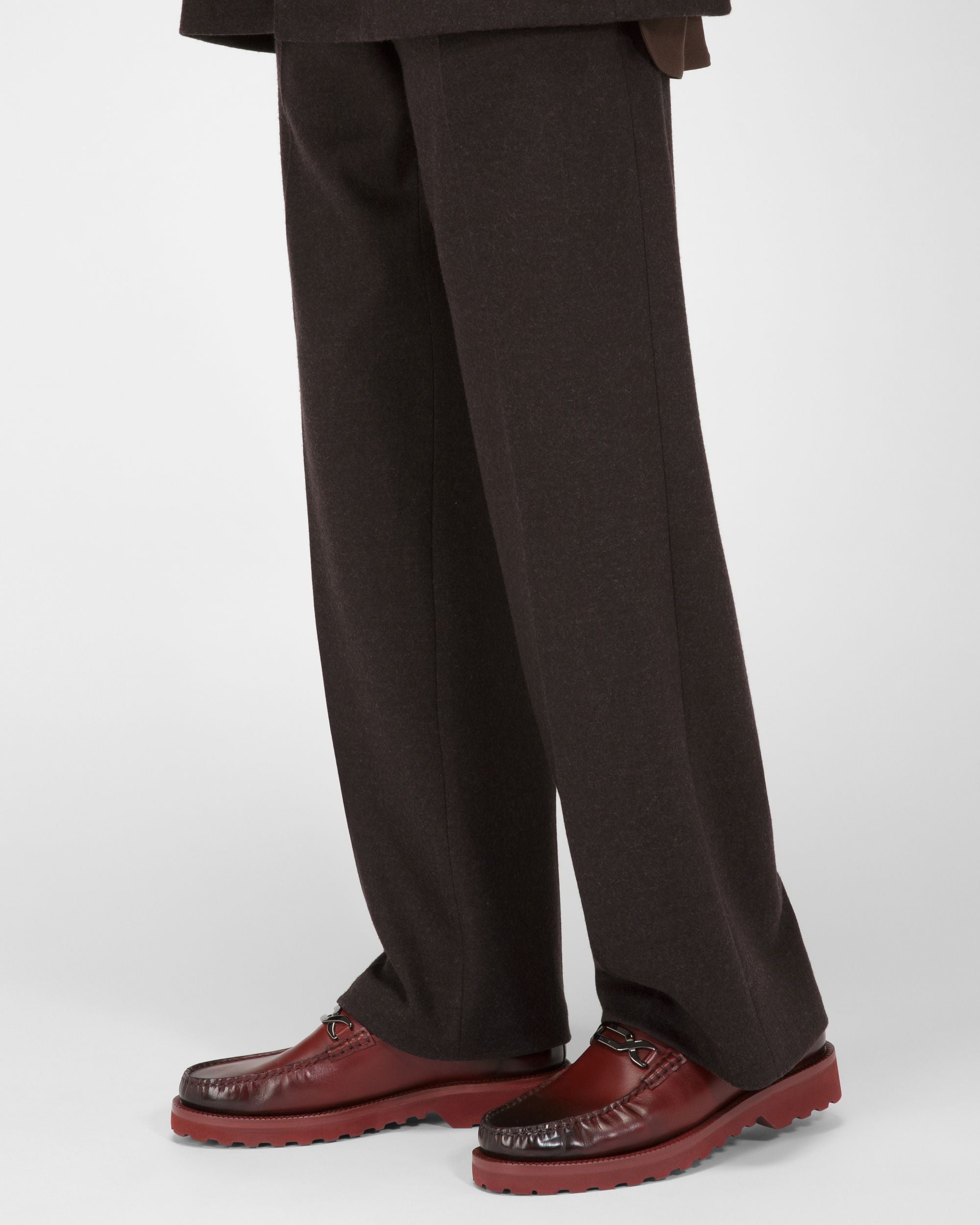 Novian Leather Mocassins In Heritage Red - Men's - Bally - 07
