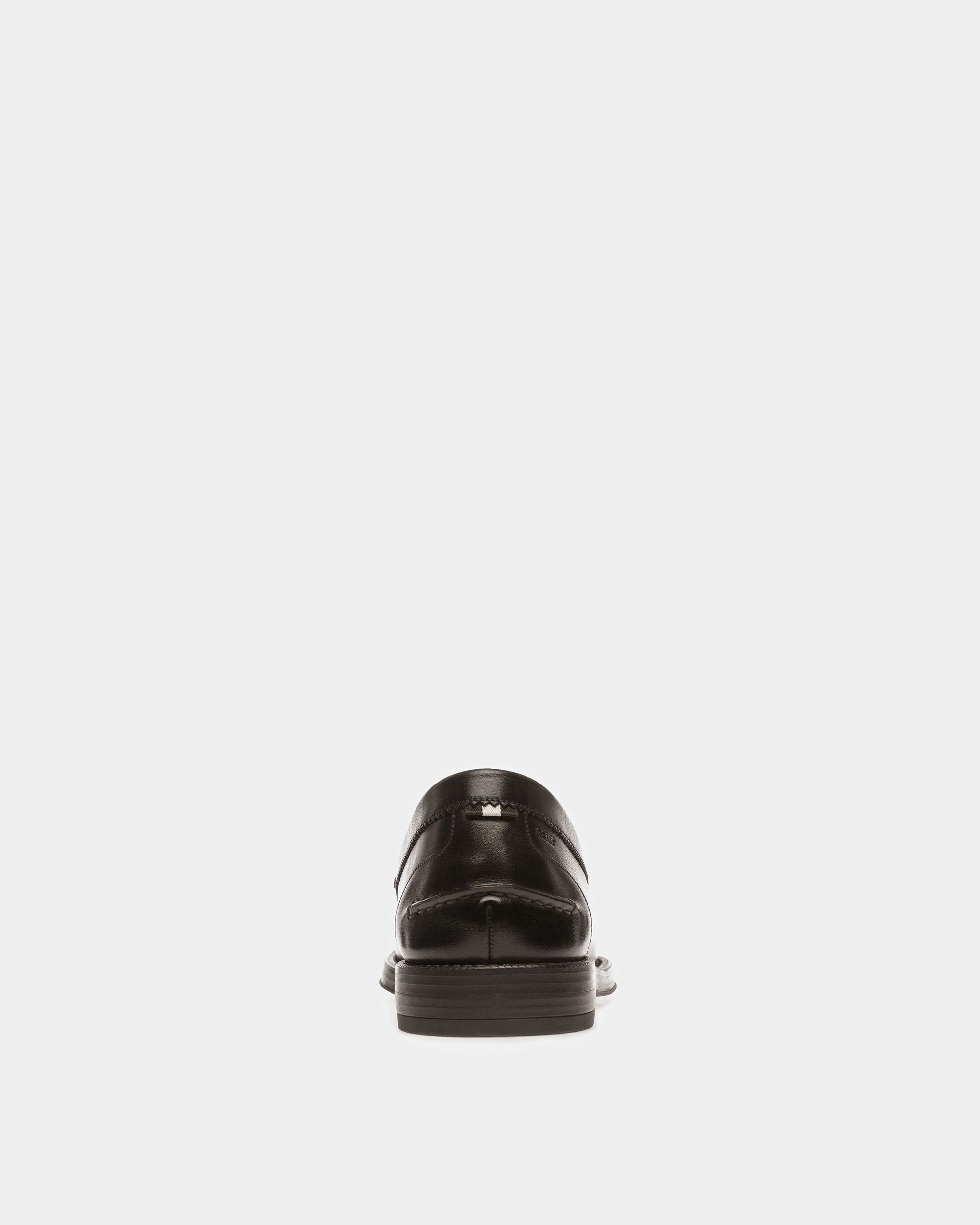 Resel Leather Moccasins In Black - Men's - Bally - 03