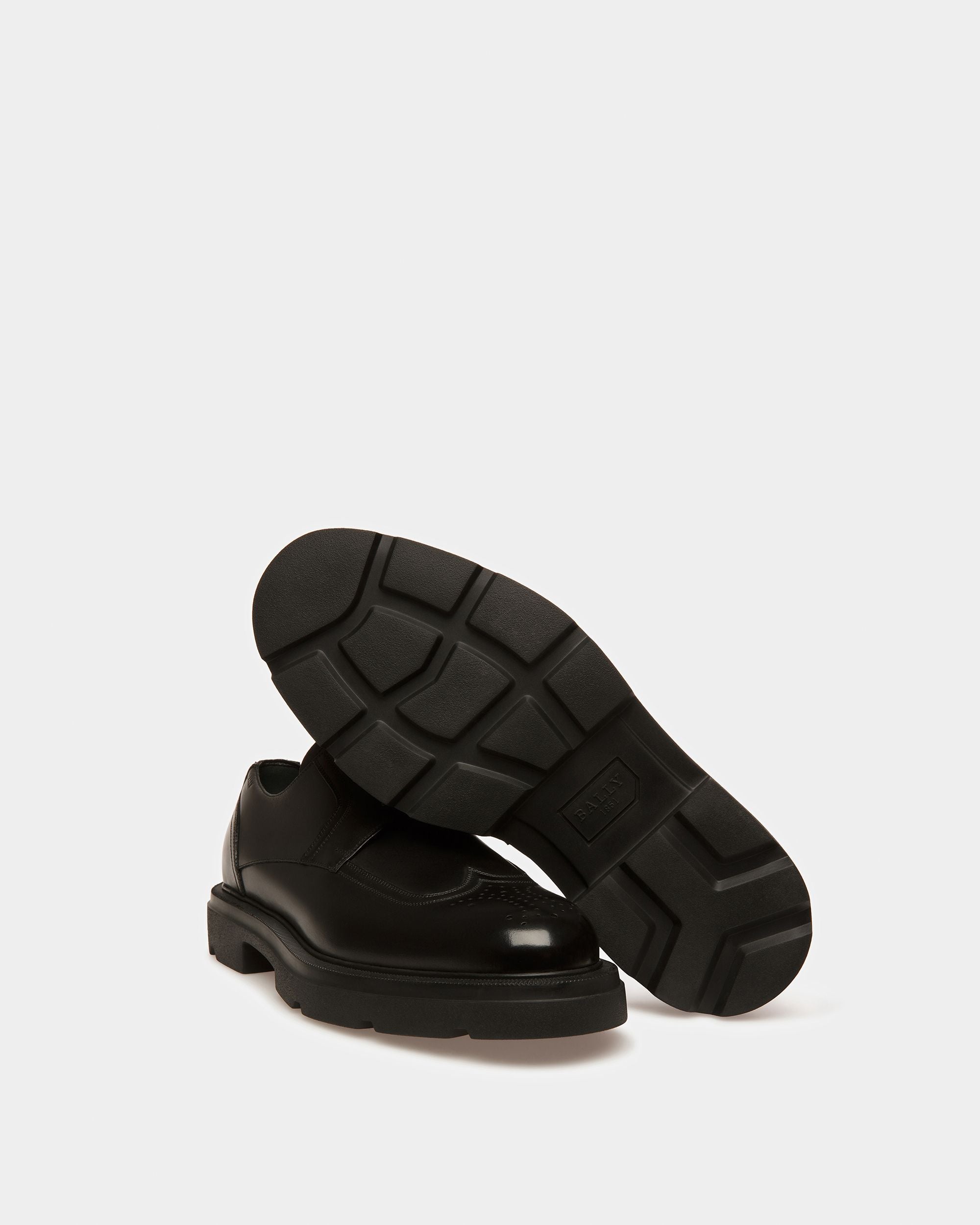 Zelik Leather Derby Shoes In Black - Men's - Bally - 05