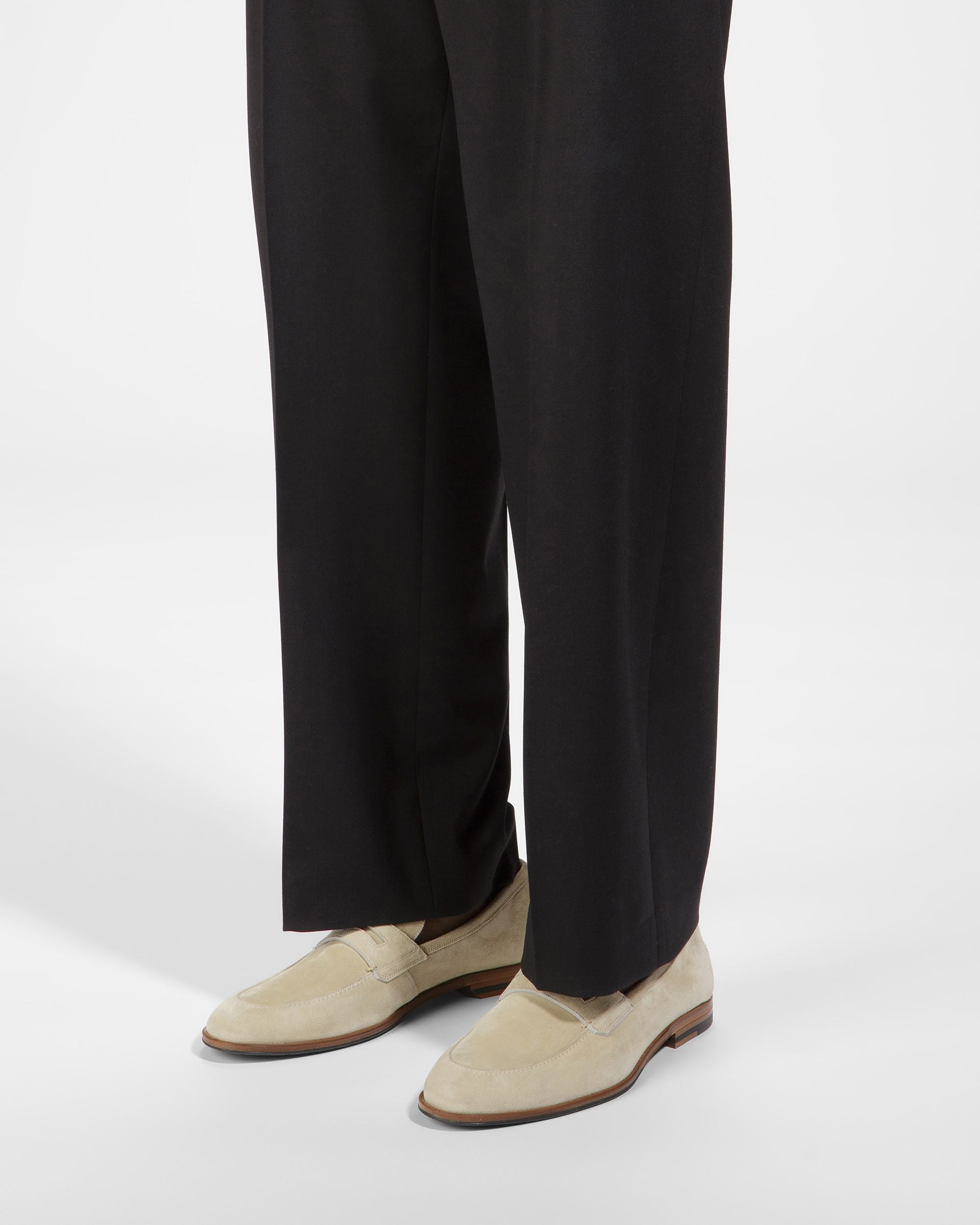 Webb Leather Loafers In Fossil - Men's - Bally - 06