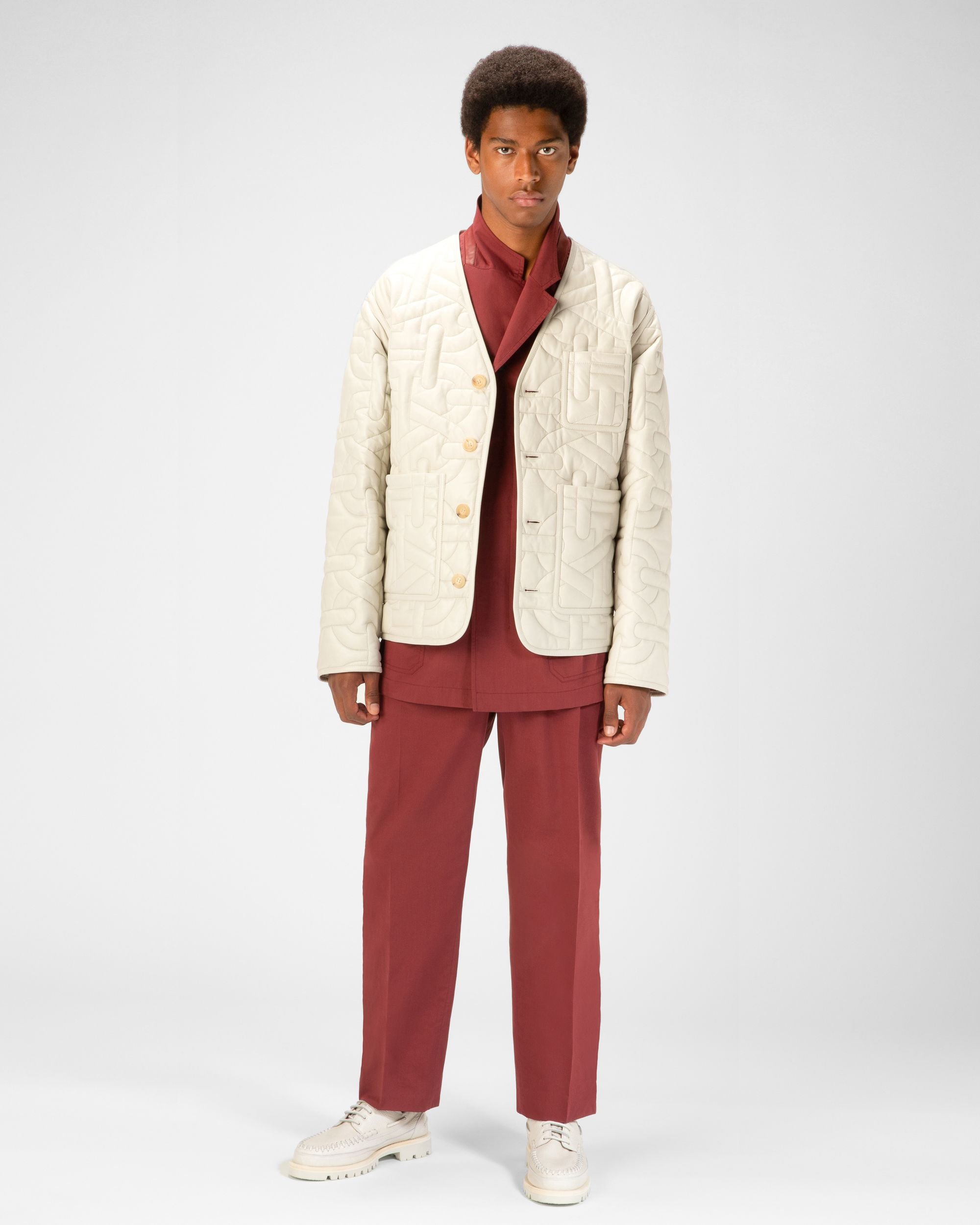 Trendal Leather Moccasins In White - Men's - Bally - 07