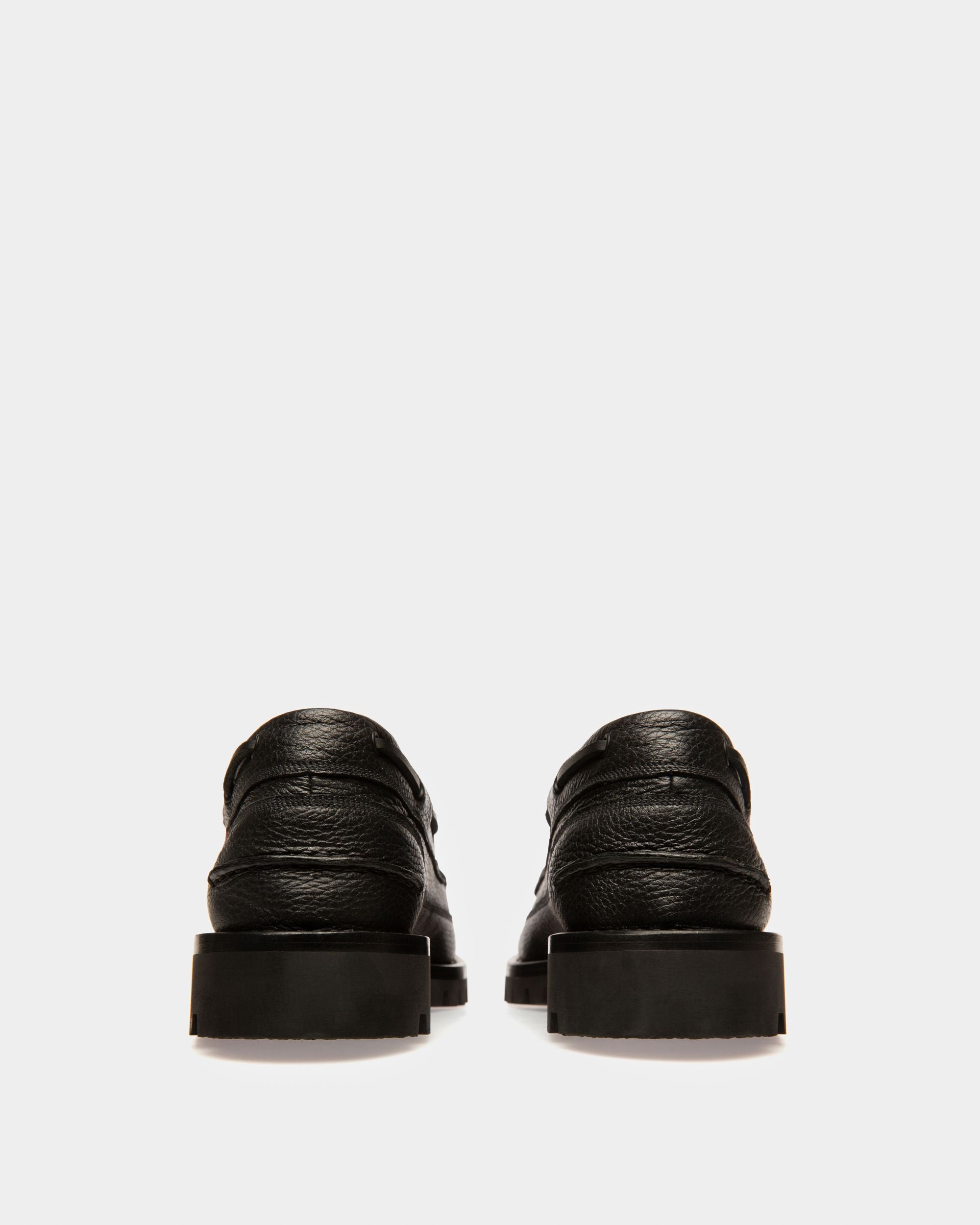 Trendal Leather Moccasins In Black - Men's - Bally - 03