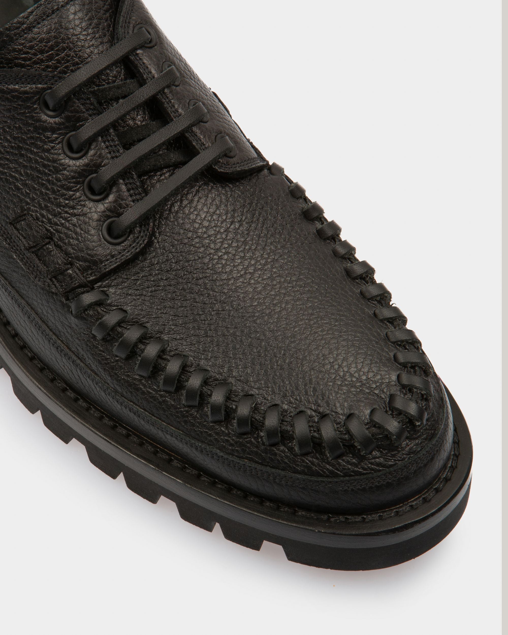 Trendal Leather Moccasins In Black - Men's - Bally - 05