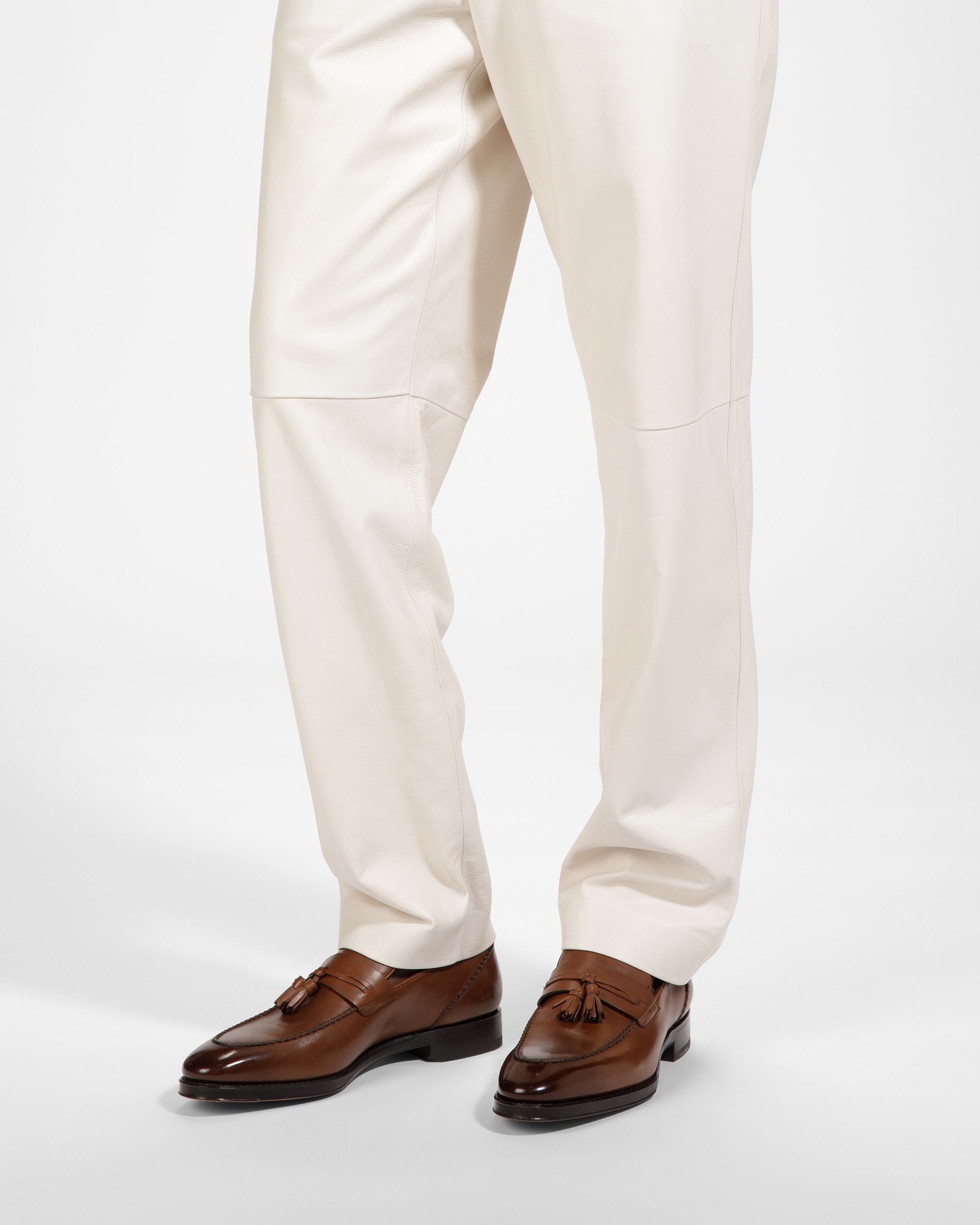 Skenny Leather Loafers In Brown - Men's - Bally - 07
