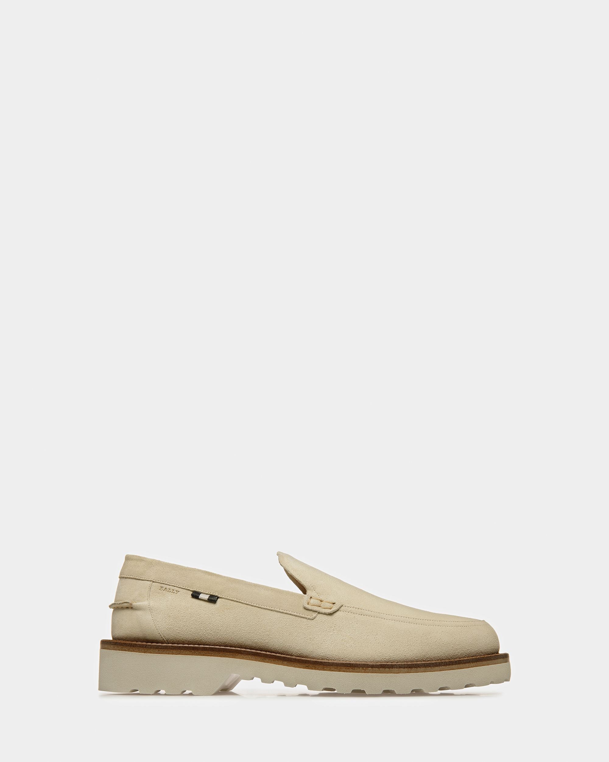 Novald Leather Loafers In Fossil - Men's - Bally - 01