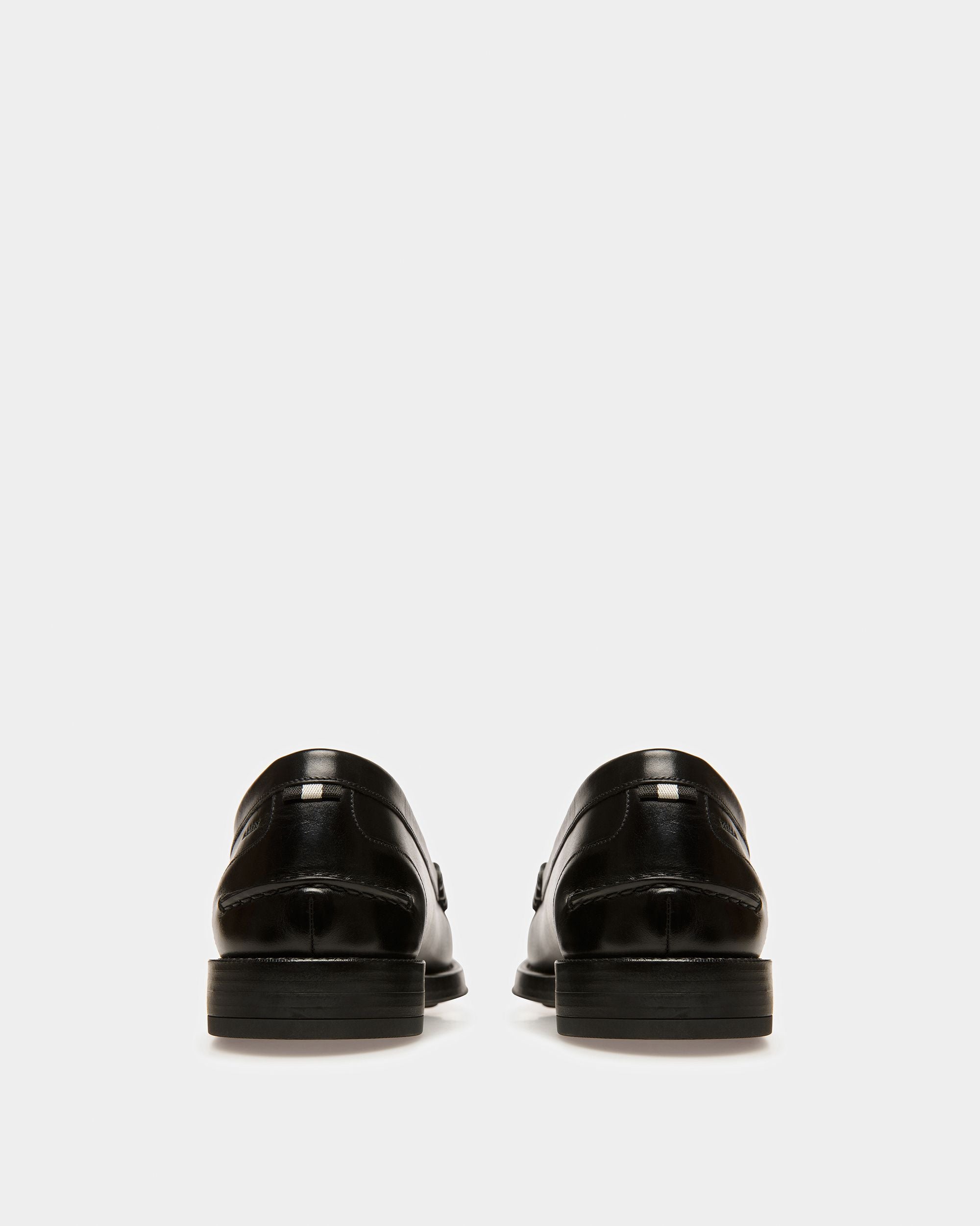 Roody Leather Moccasins In Black - Men's - Bally - 04