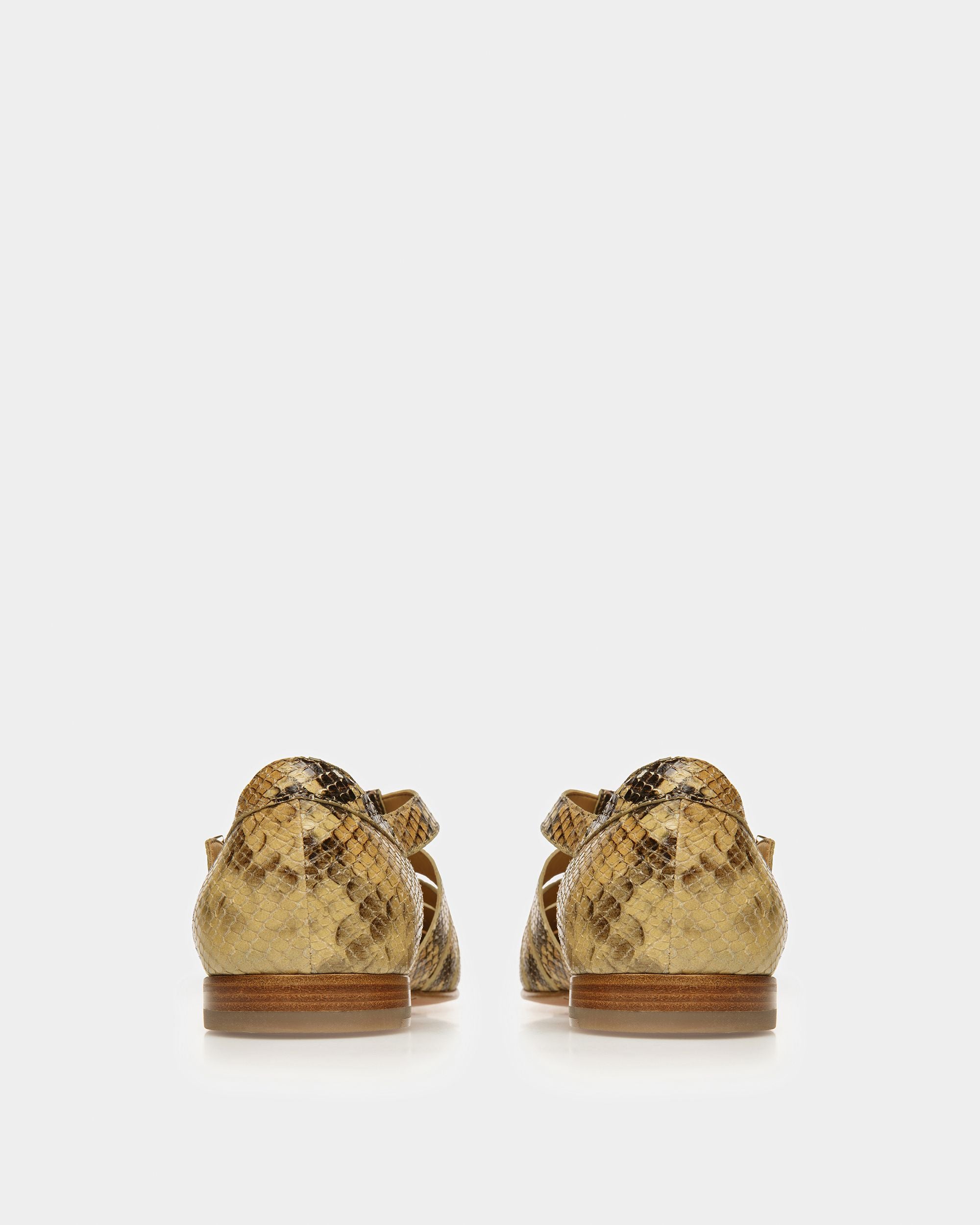 Salton Sandals In Python Print - Men's - Bally - 04