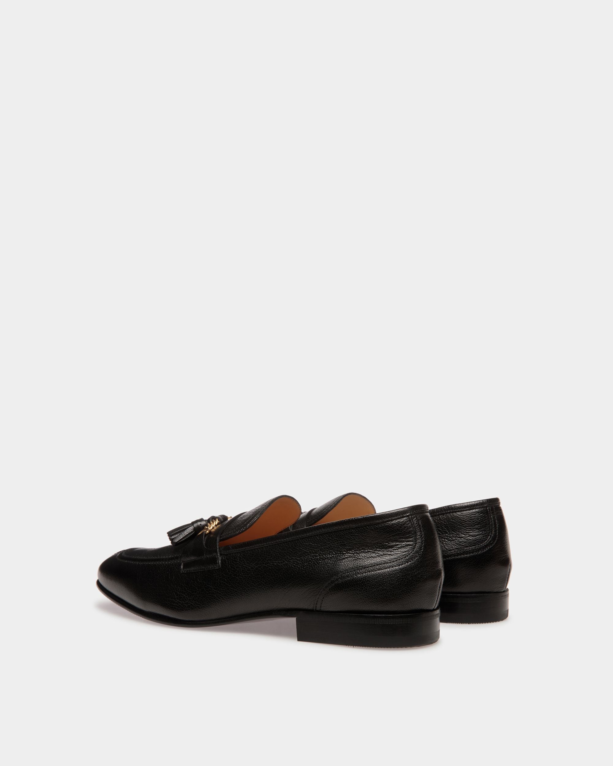 Suisse Loafers In Black Leather - Men's - Bally - 03