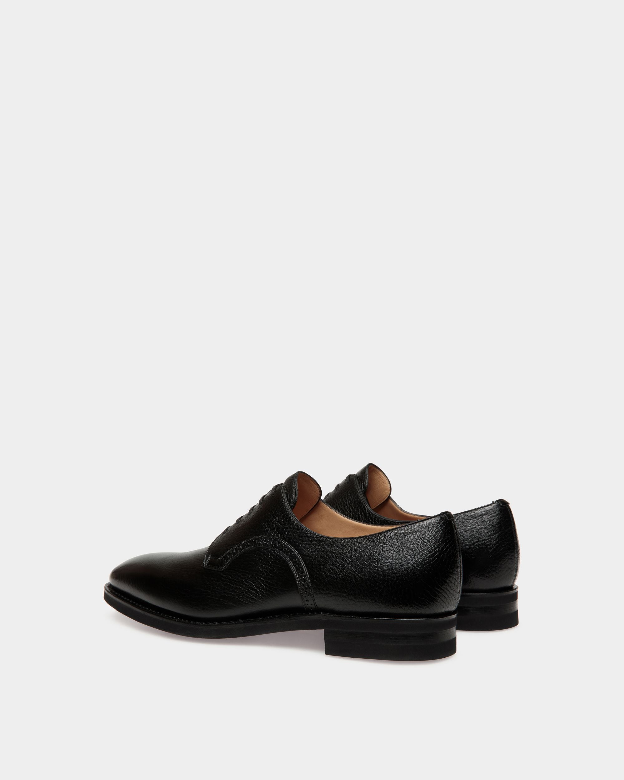 Scribe Derby in Black Deer Leather - Men's - Bally - 03