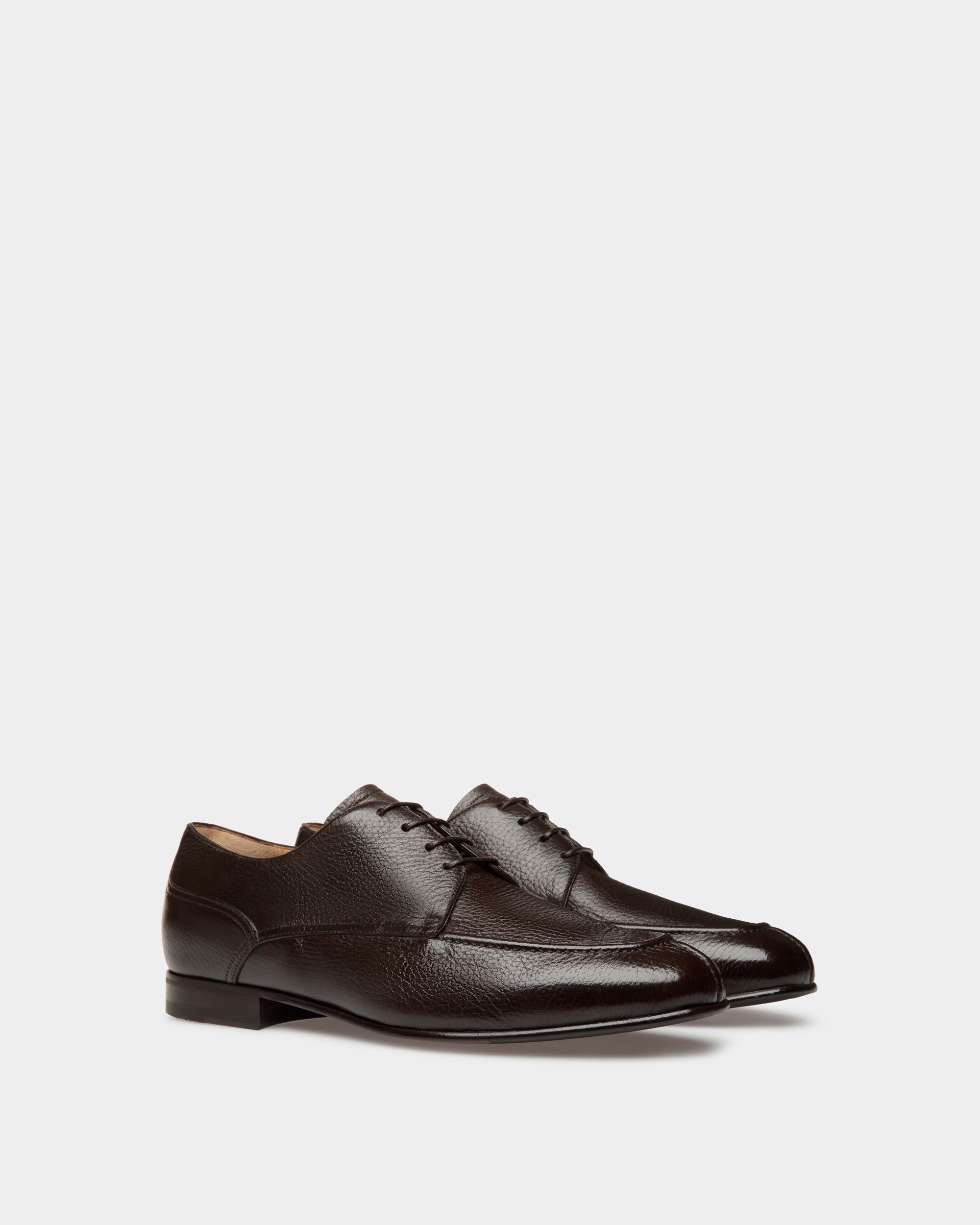 Suisse Lace-Ups In Brown Leather - Men's - Bally - 02
