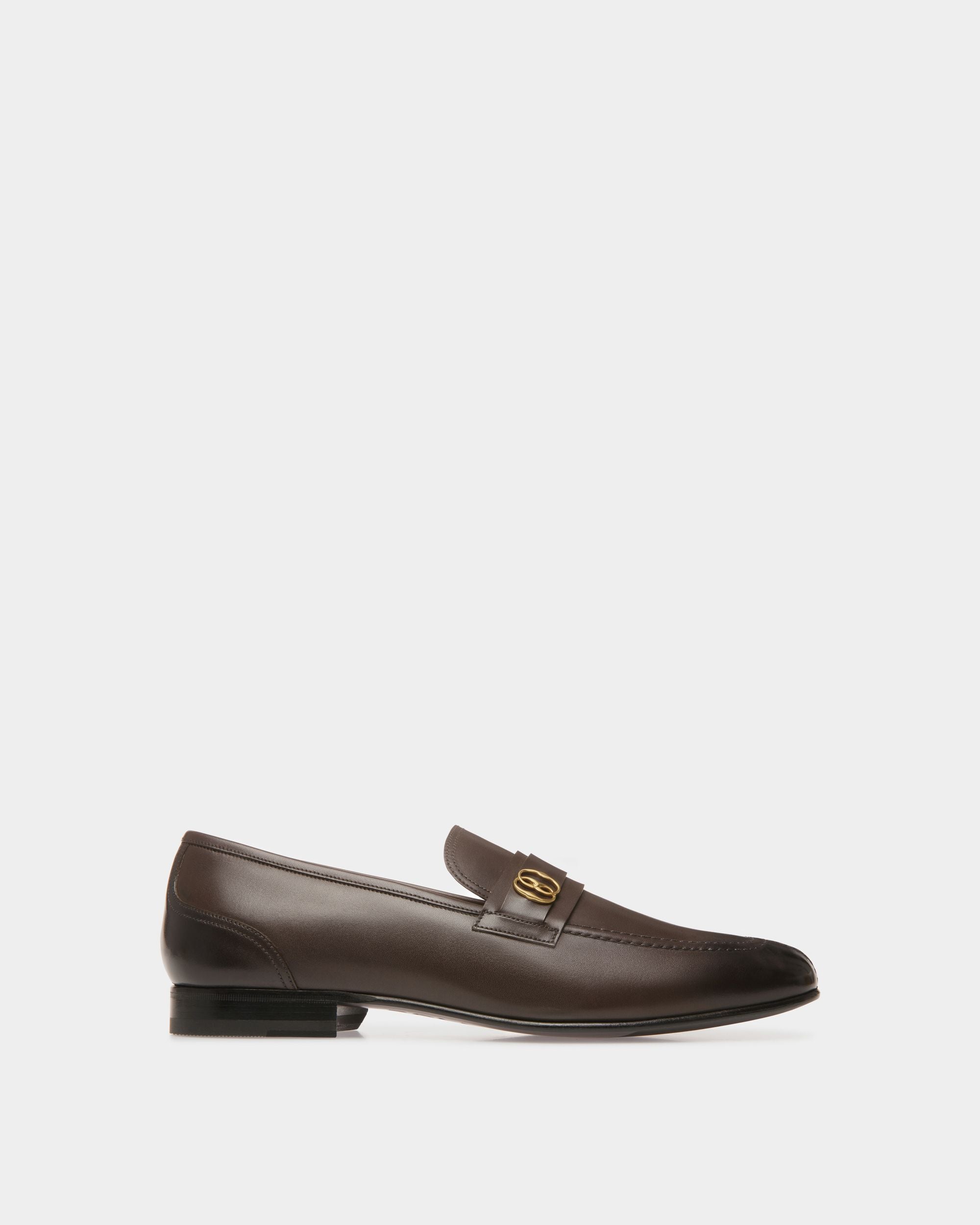 Suisse Loafers In Brown Leather - Men's - Bally - 01