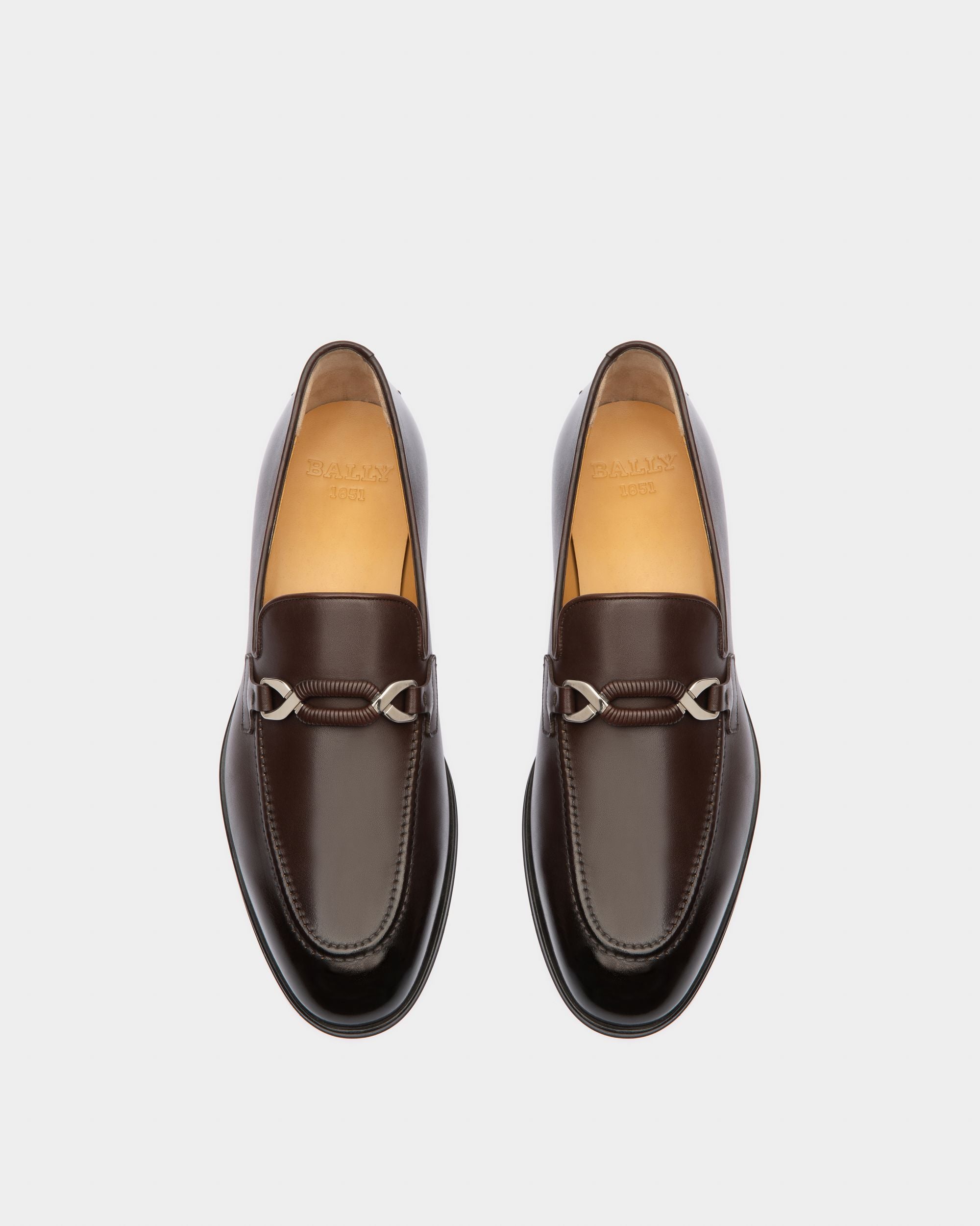 Wernof Leather Loafers In Brown - Men's - Bally - 02
