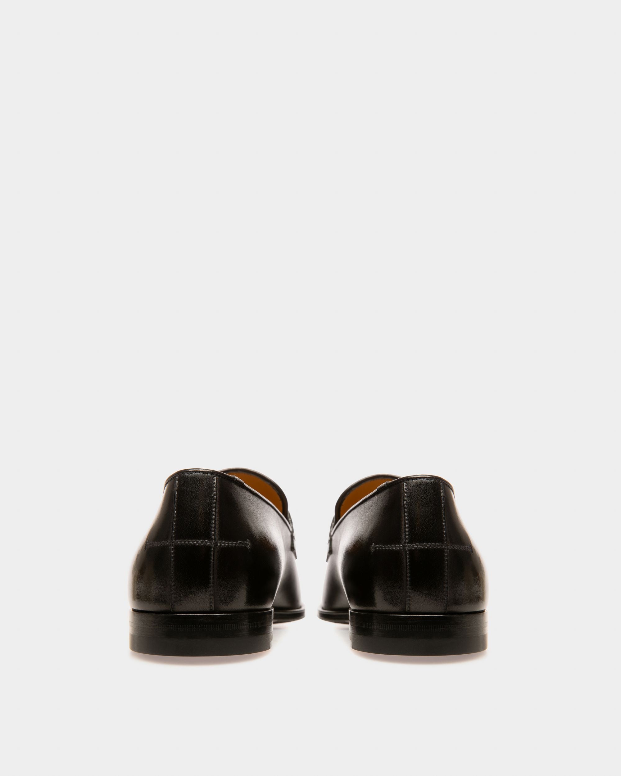 Wernof Leather Loafers In Black - Men's - Bally - 04