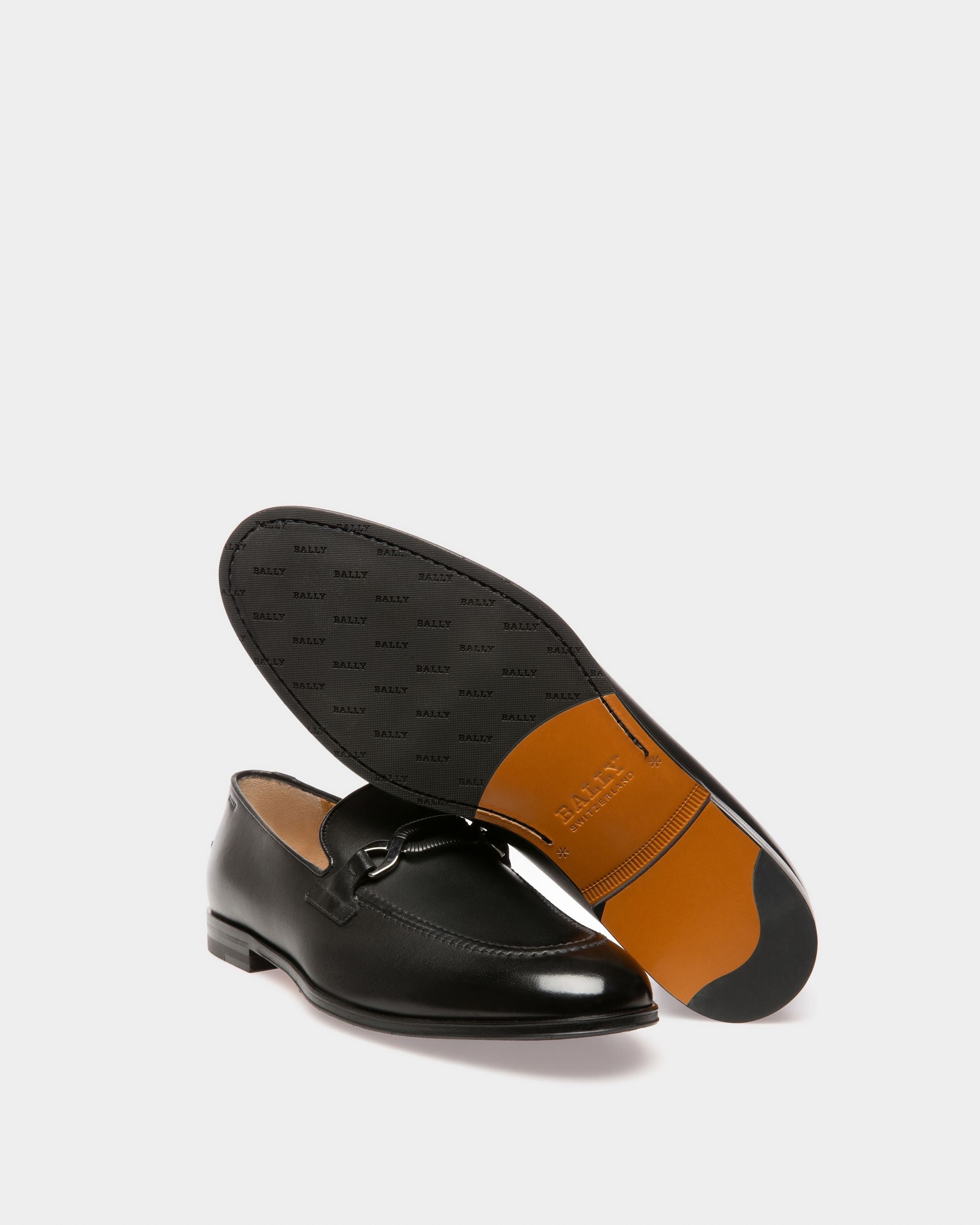 Wernof Leather Loafers In Black - Men's - Bally - 05