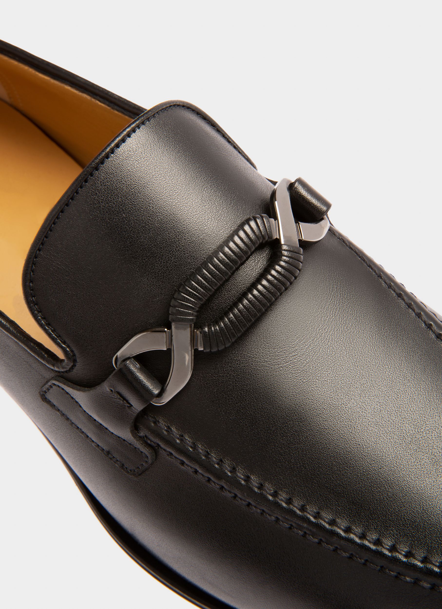 Wernof Leather Loafers In Black - Men's - Bally - 06