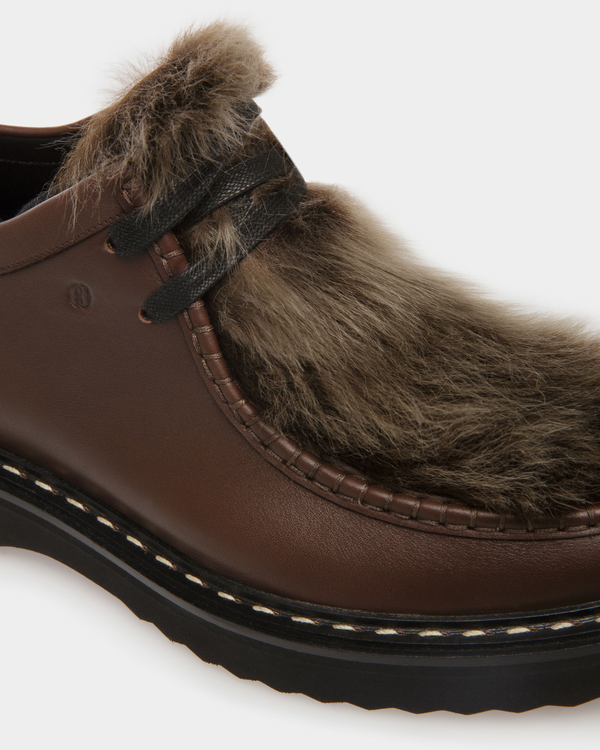 Neasden Derby Shoes In Brown Leather - Men's - Bally - 05