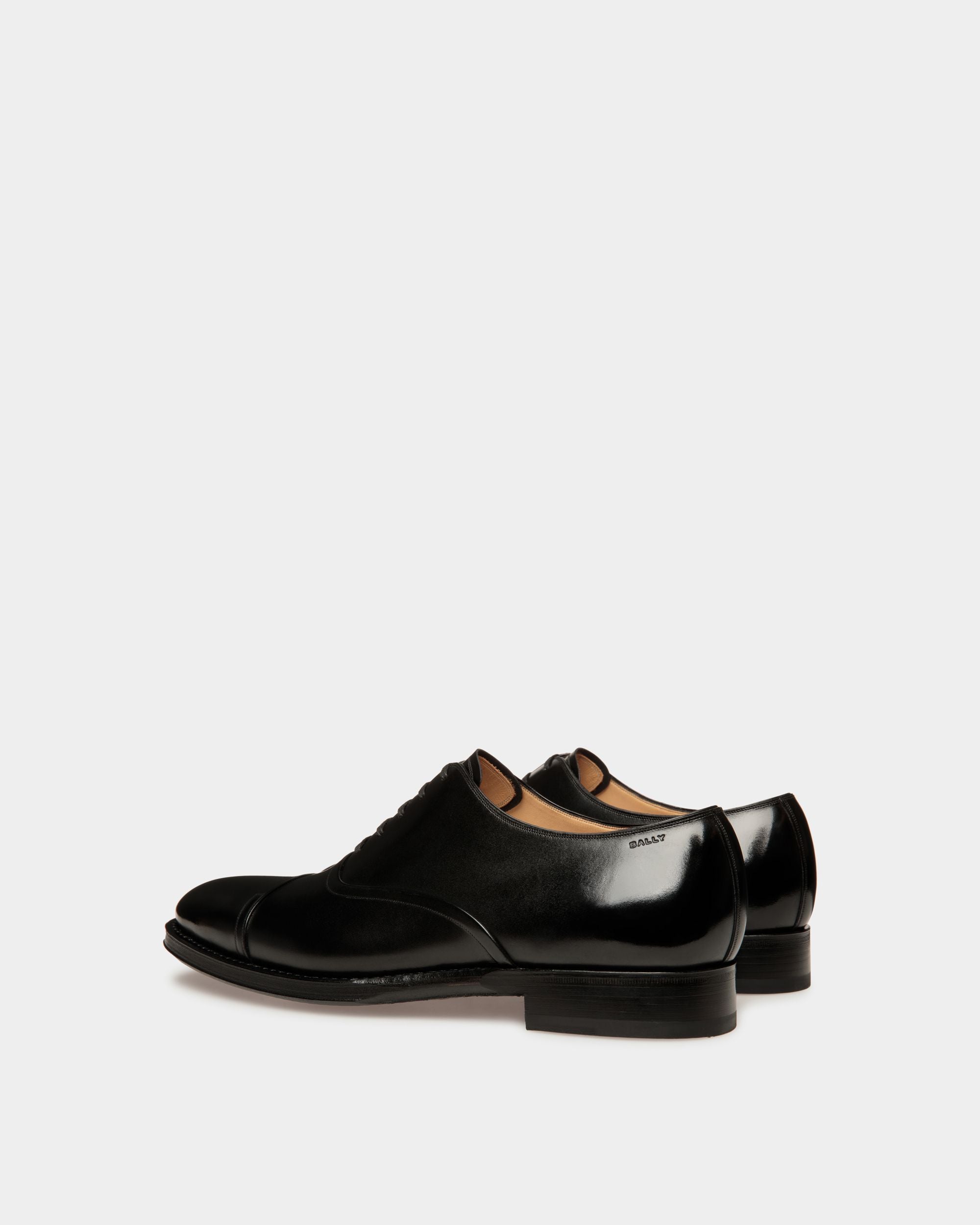 Scribe Un Oxford in Black Leather - Men's - Bally - 04