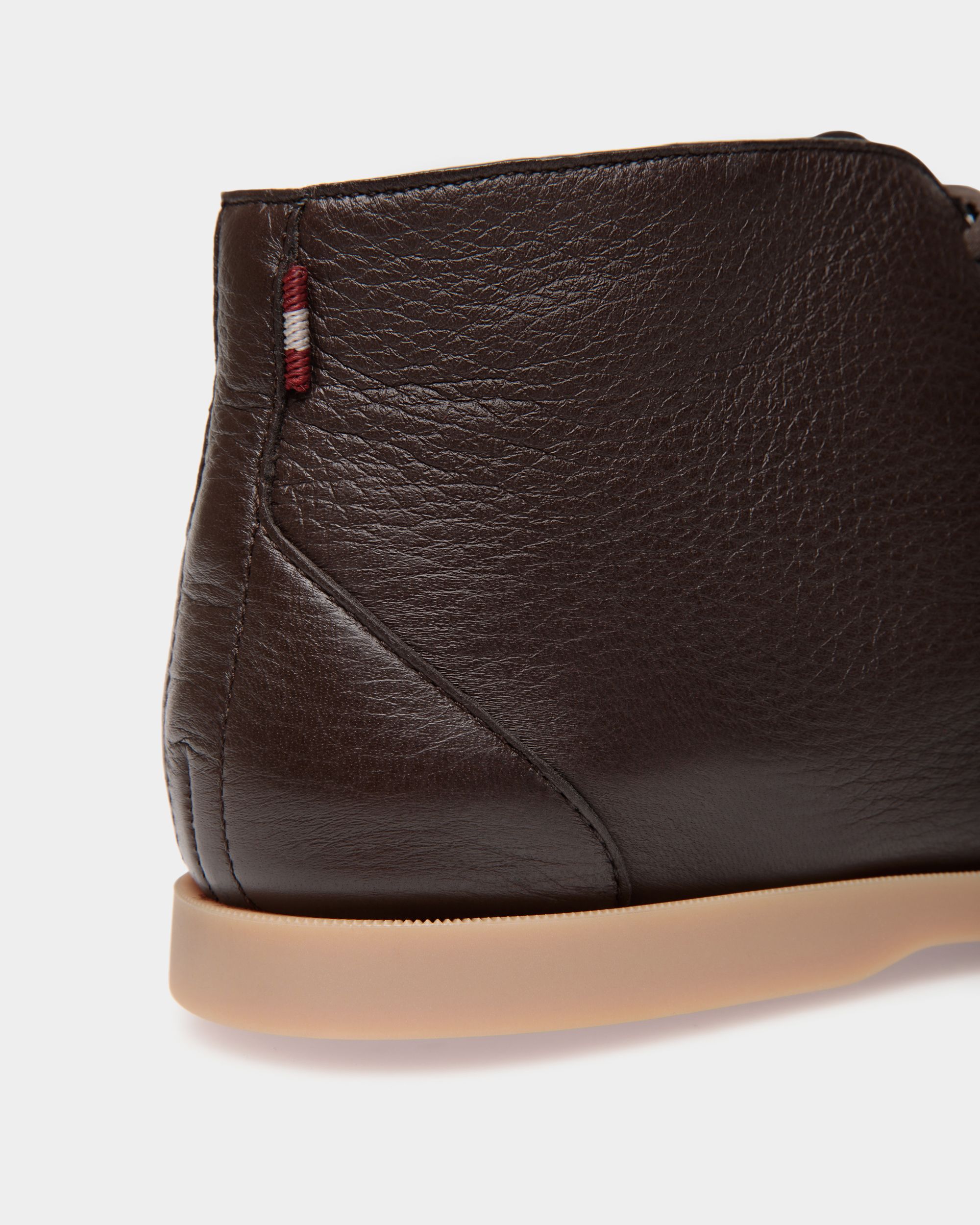 Nelson Bootie In Ebano Deer Leather - Men's - Bally - 06