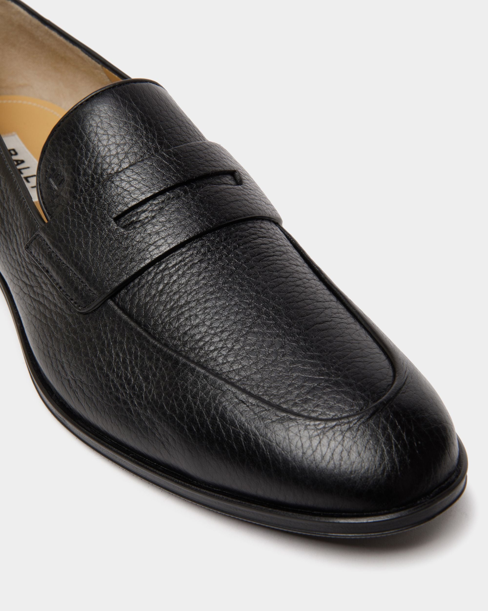 Bally black loafers on sale