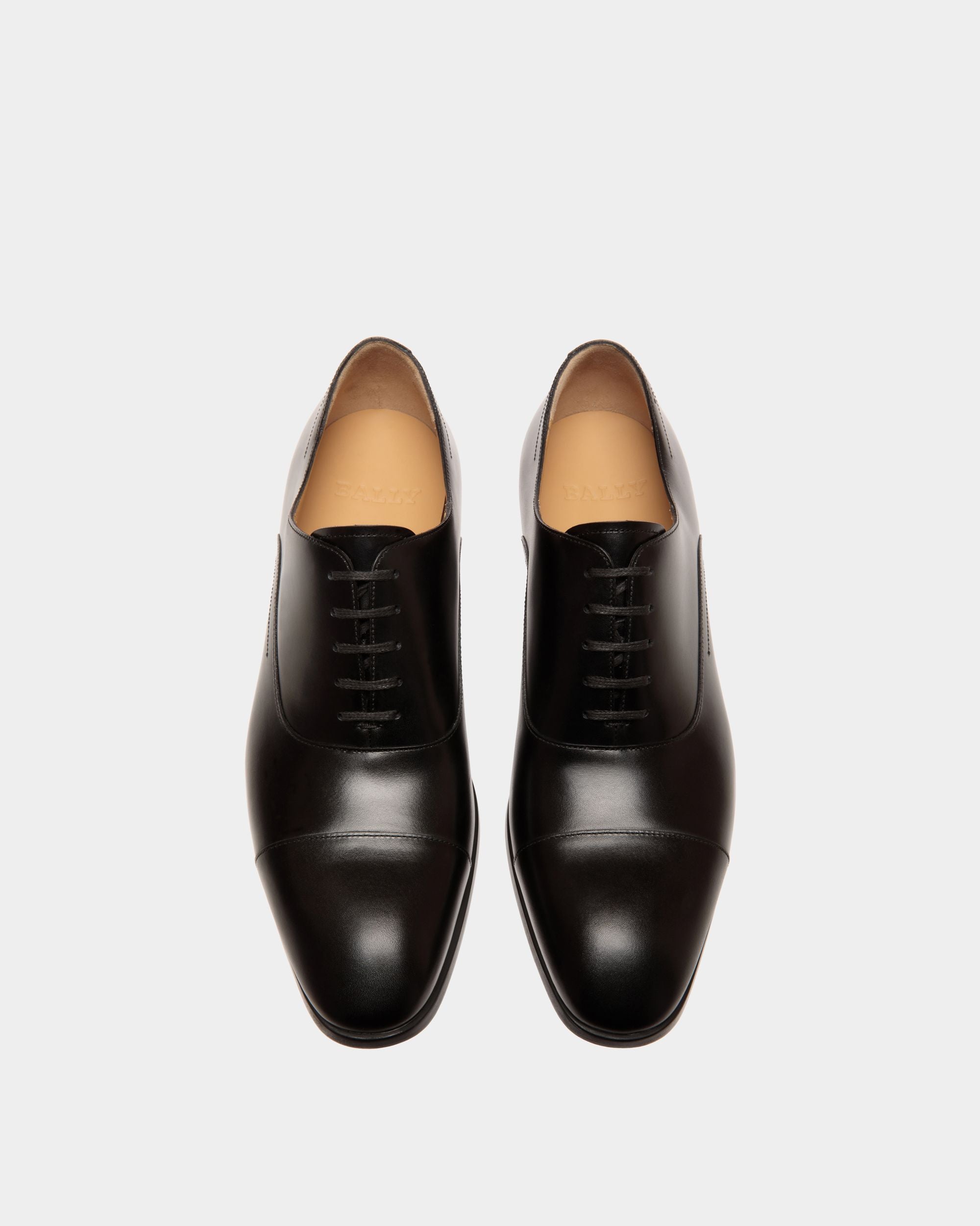 Oxford In Black  Leather - Men's - Bally - 04
