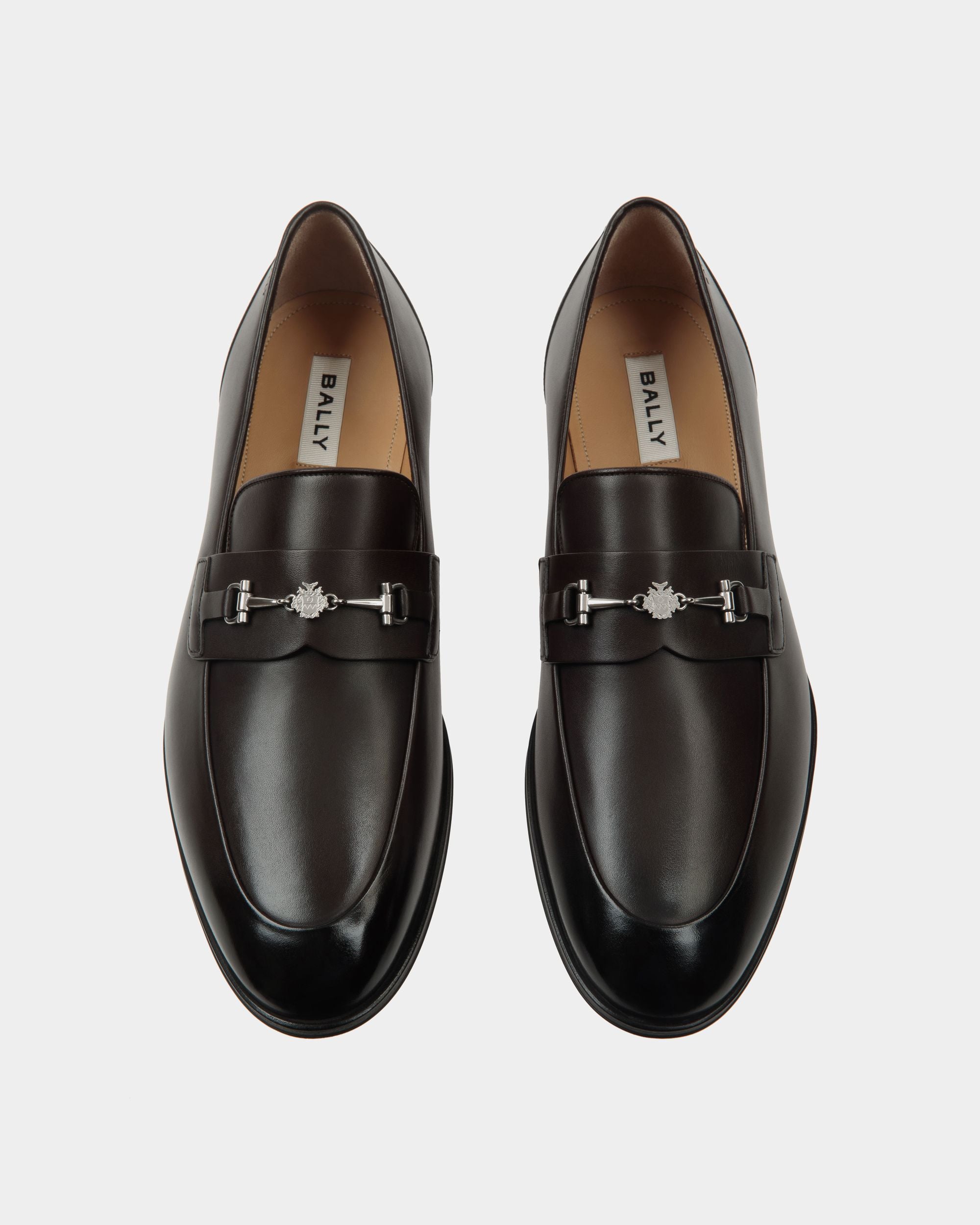 Westminster Loafer in Black Leather - Men's - Bally - 04