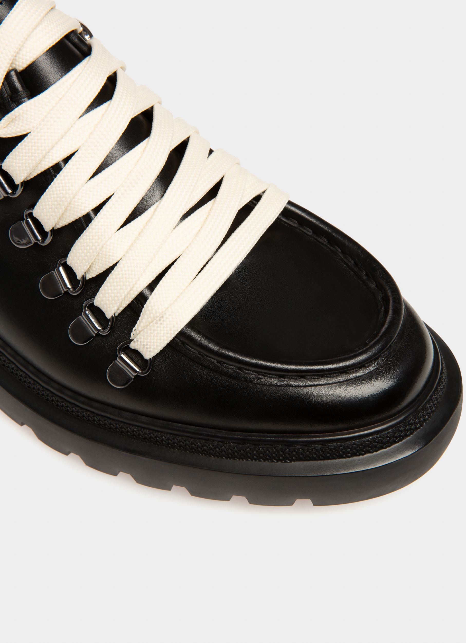 Varshal Leather Derbies In Black - Men's - Bally - 06