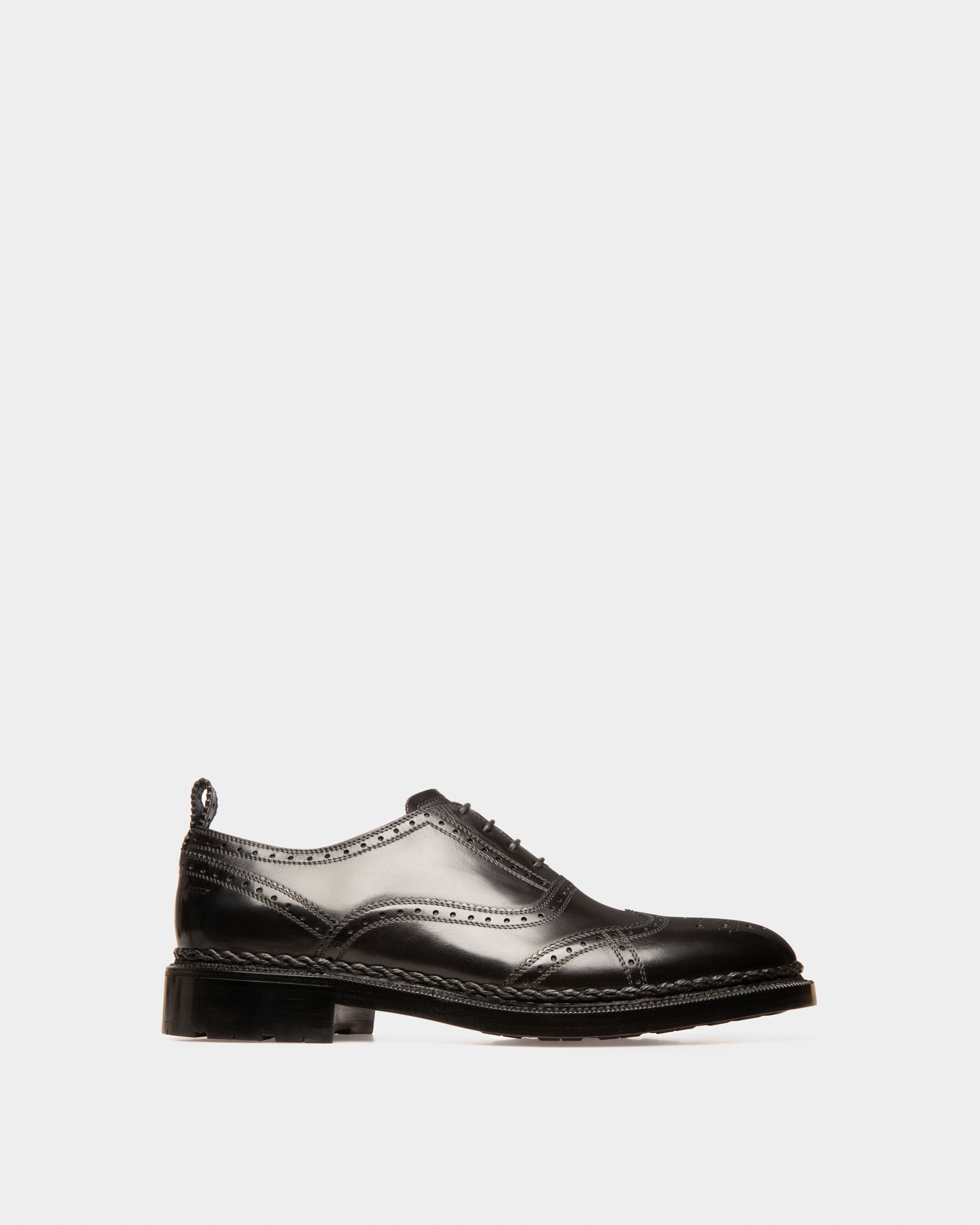 Oliver Leather Oxfords In Black - Men's - Bally - 01