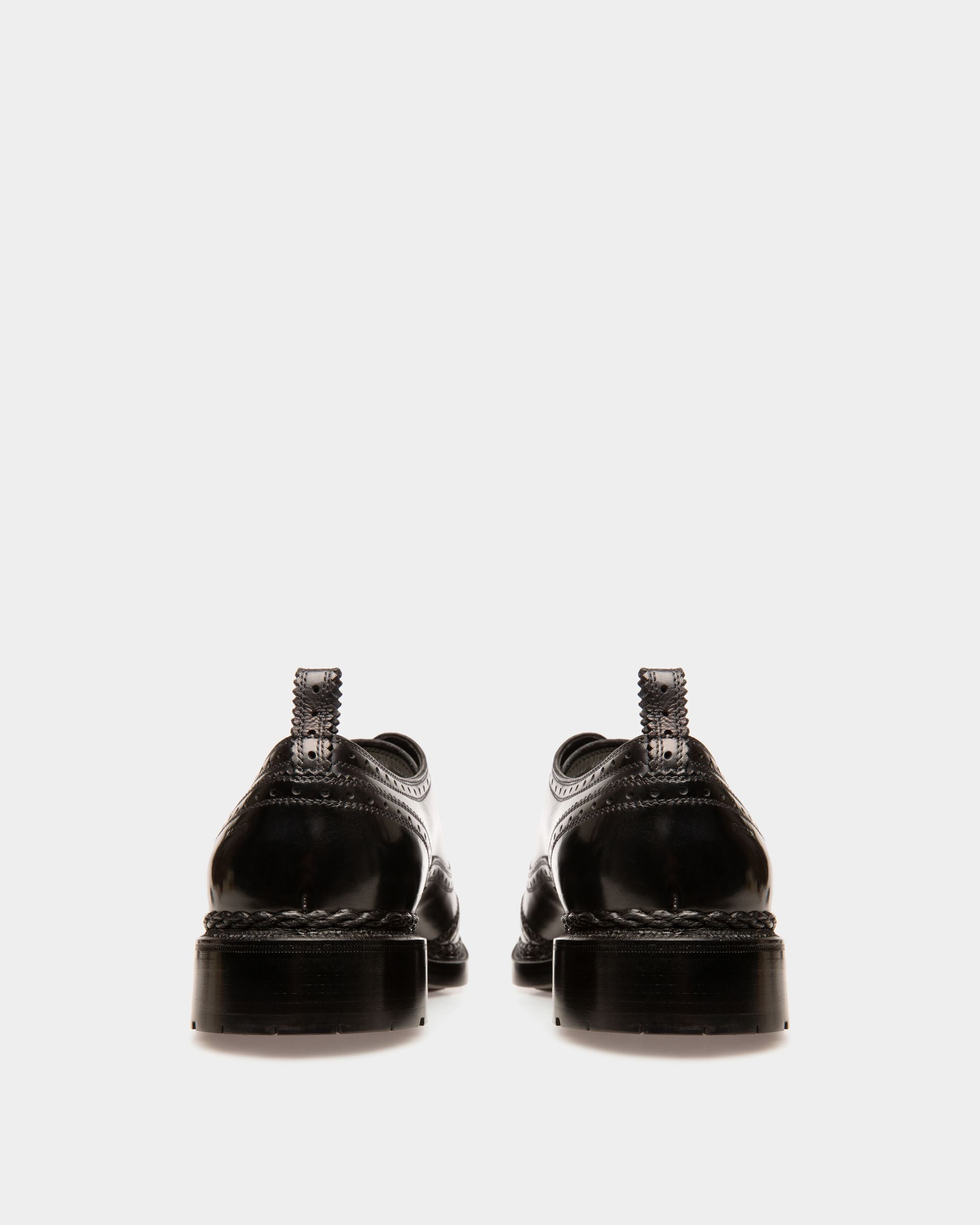 Oliver Leather Oxfords In Black - Men's - Bally - 04