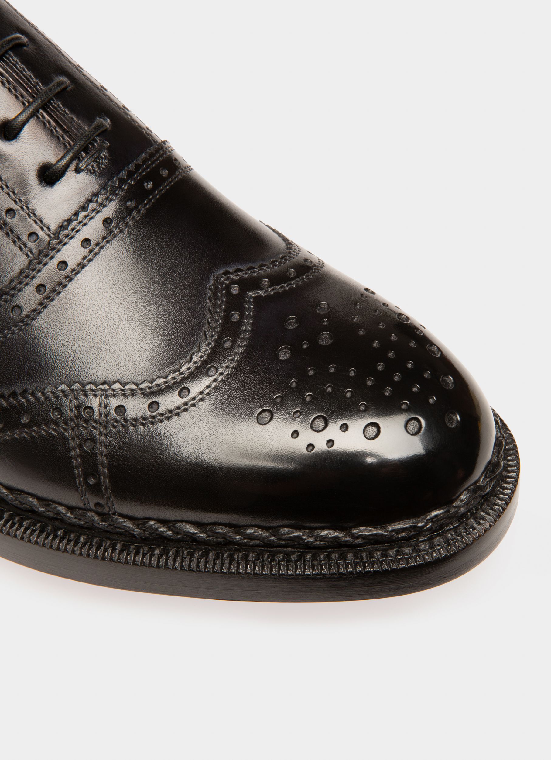 Oliver Leather Oxfords In Black - Men's - Bally - 06