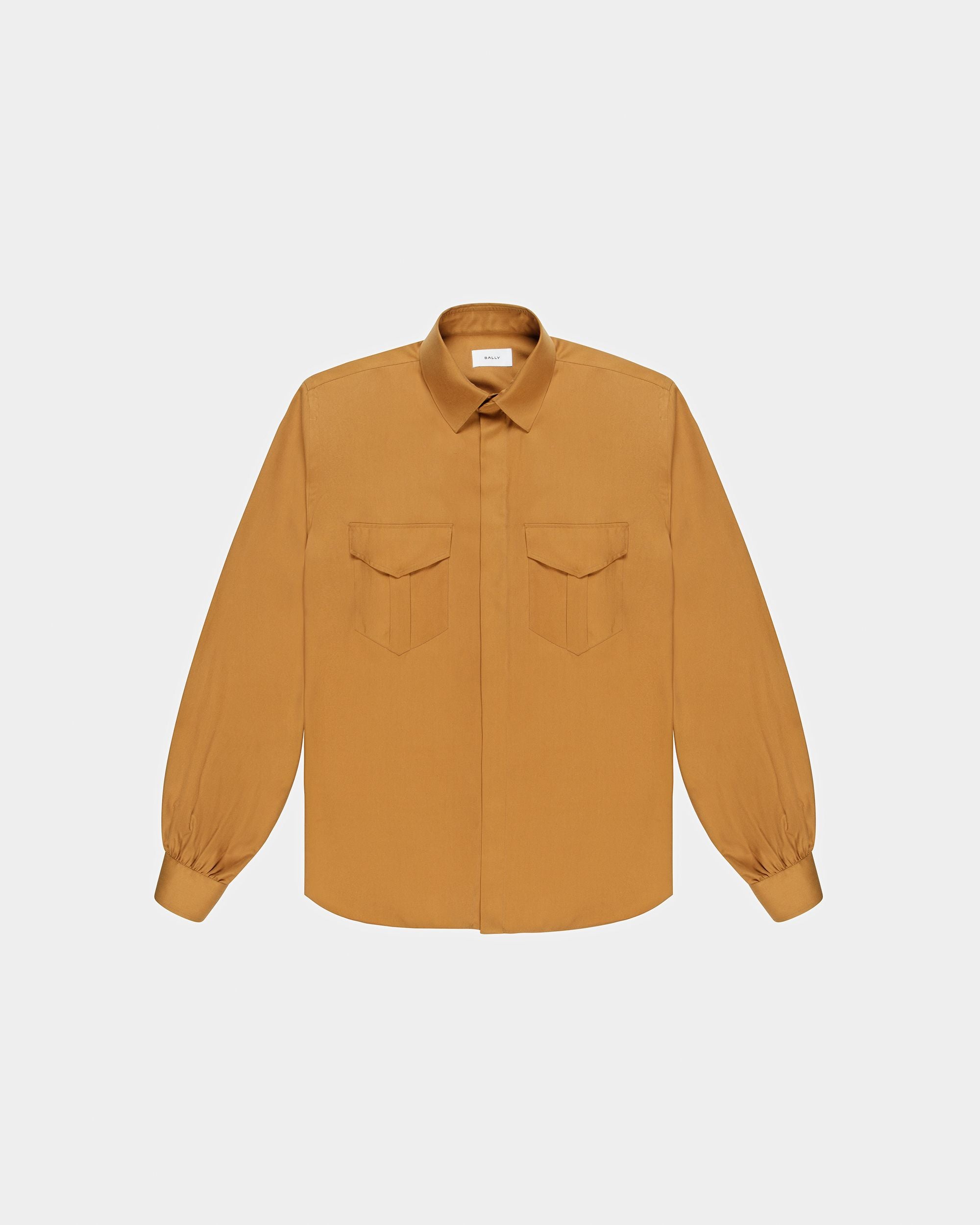 Pocket Front Silk Shirt In Desert - Men's - Bally - 06