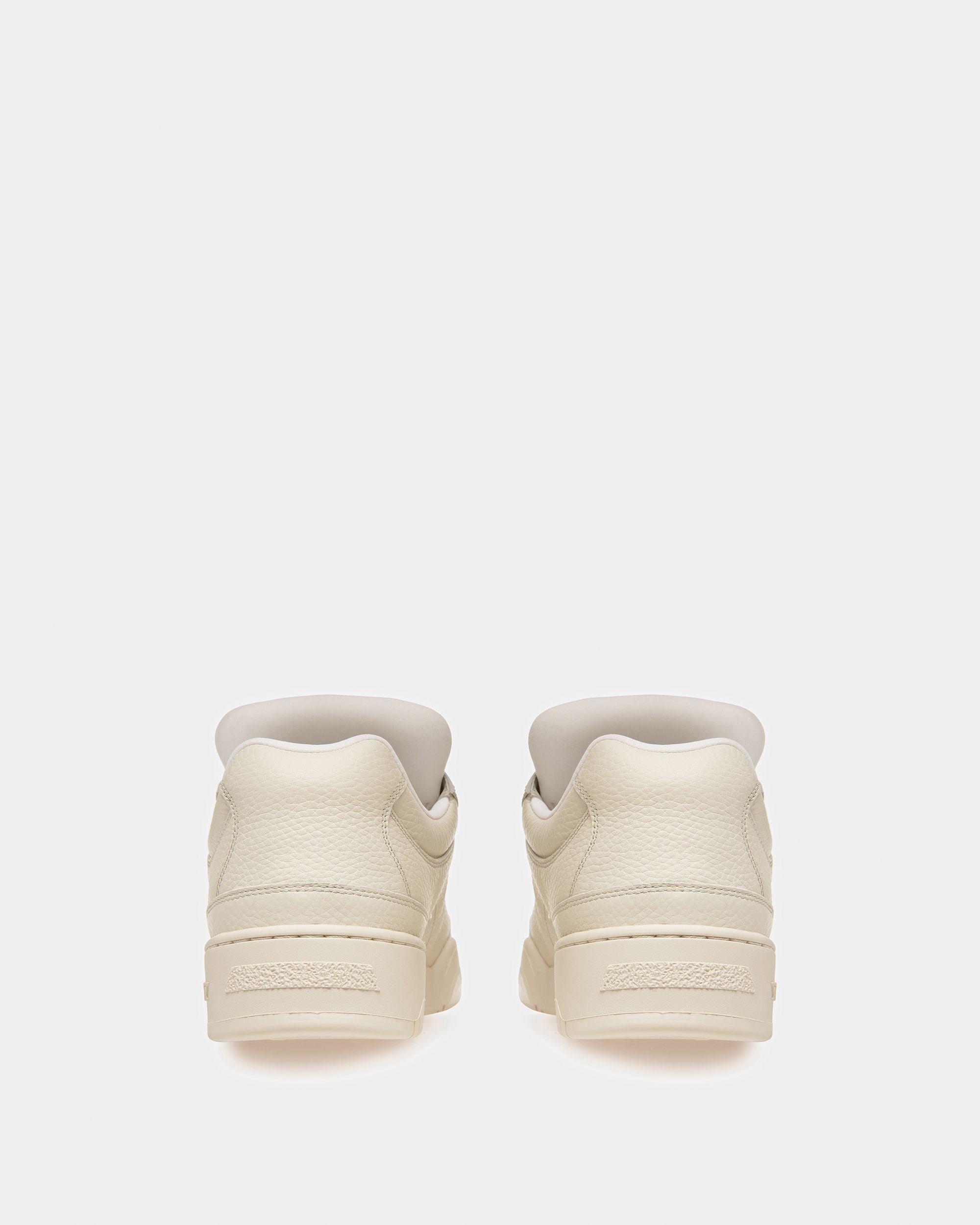 Kiro Leather Sneakers In Dusty White - Men's - Bally - 04