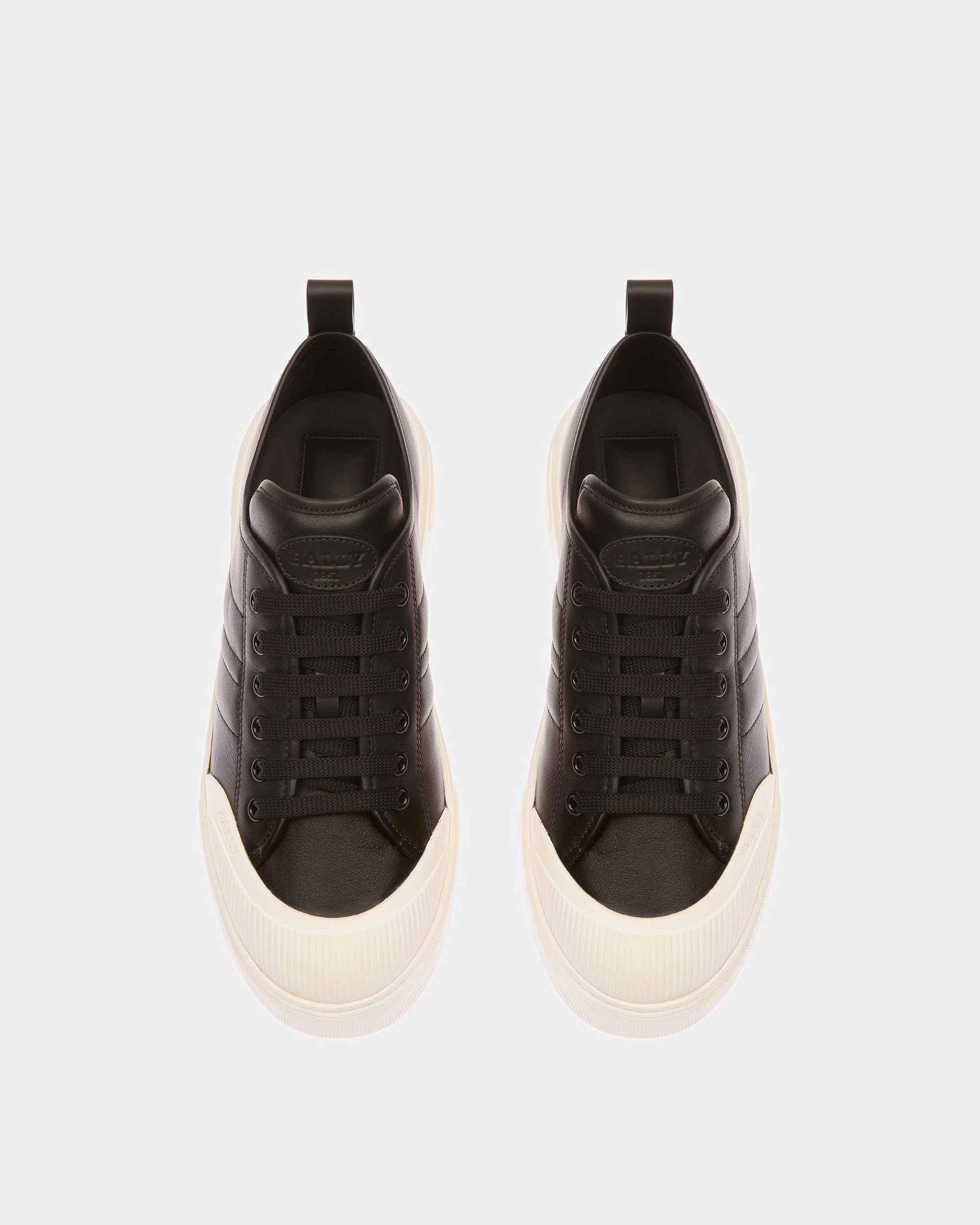 Medyn Leather Sneakers In Black - Men's - Bally - 02