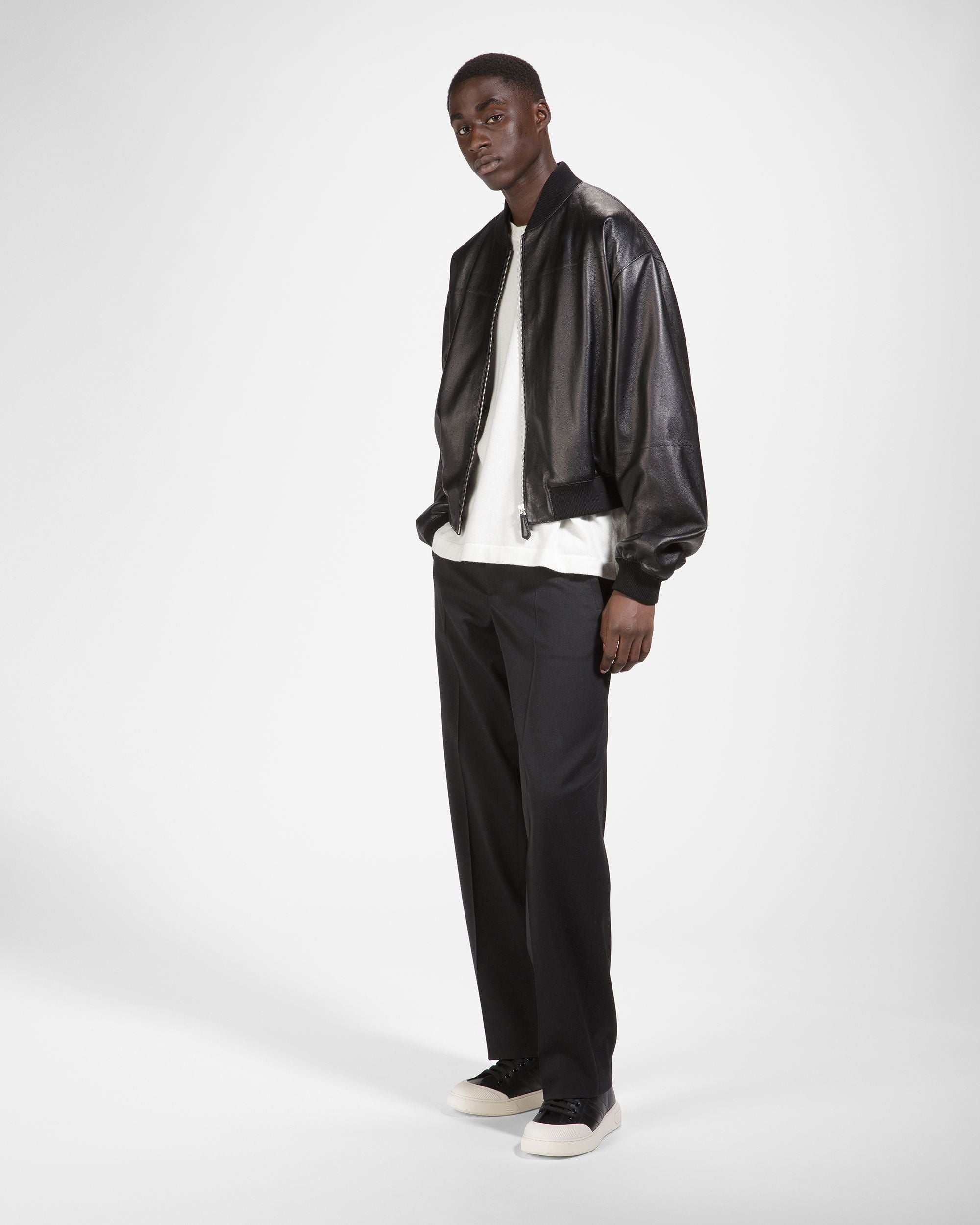 Medyn Leather Sneakers In Black - Men's - Bally - 03