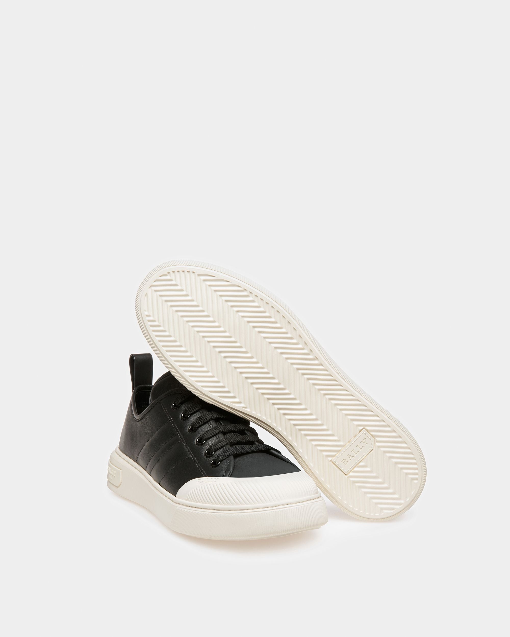 Medyn Leather Sneakers In Black - Men's - Bally - 05