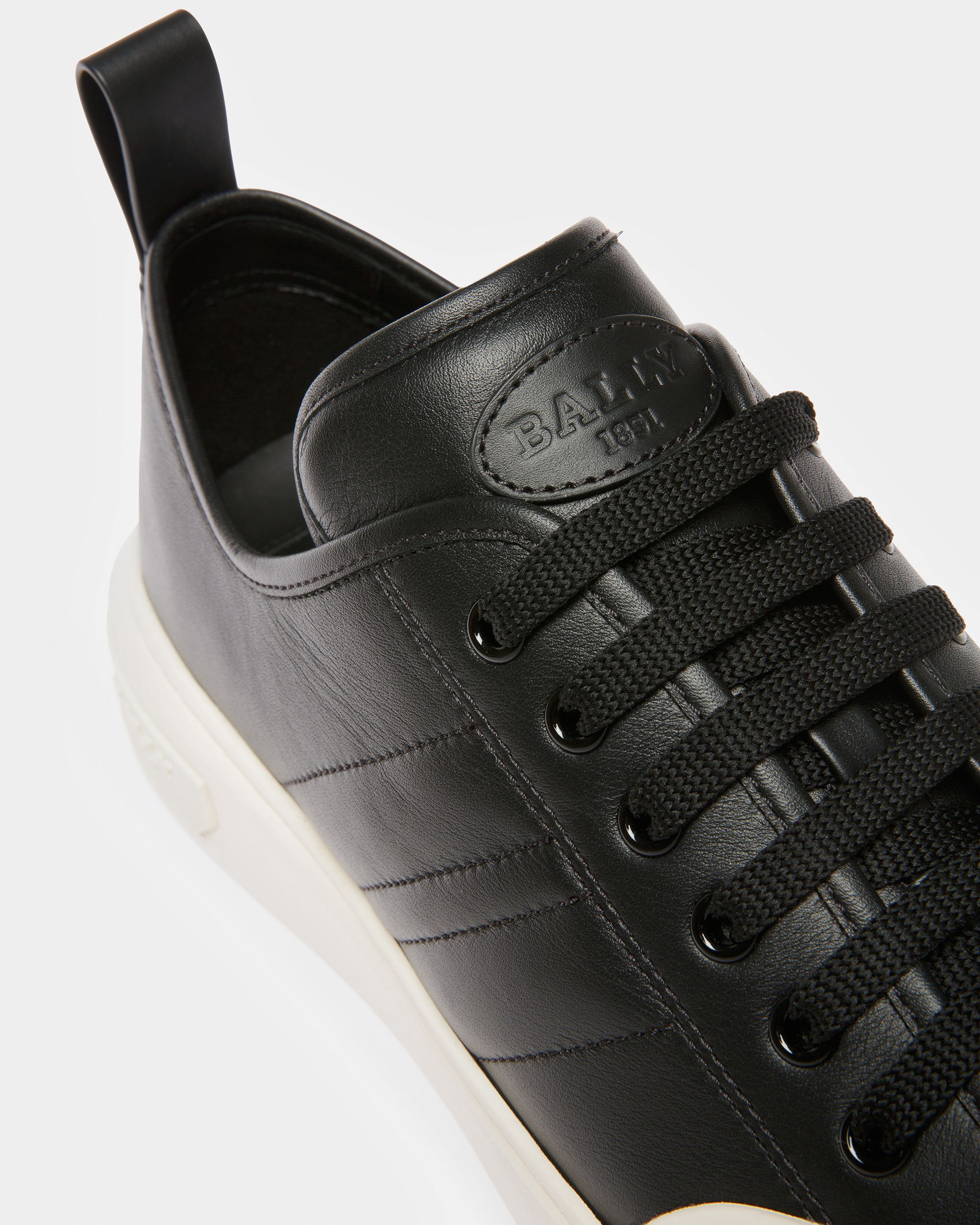 Medyn Leather Sneakers In Black - Men's - Bally - 06