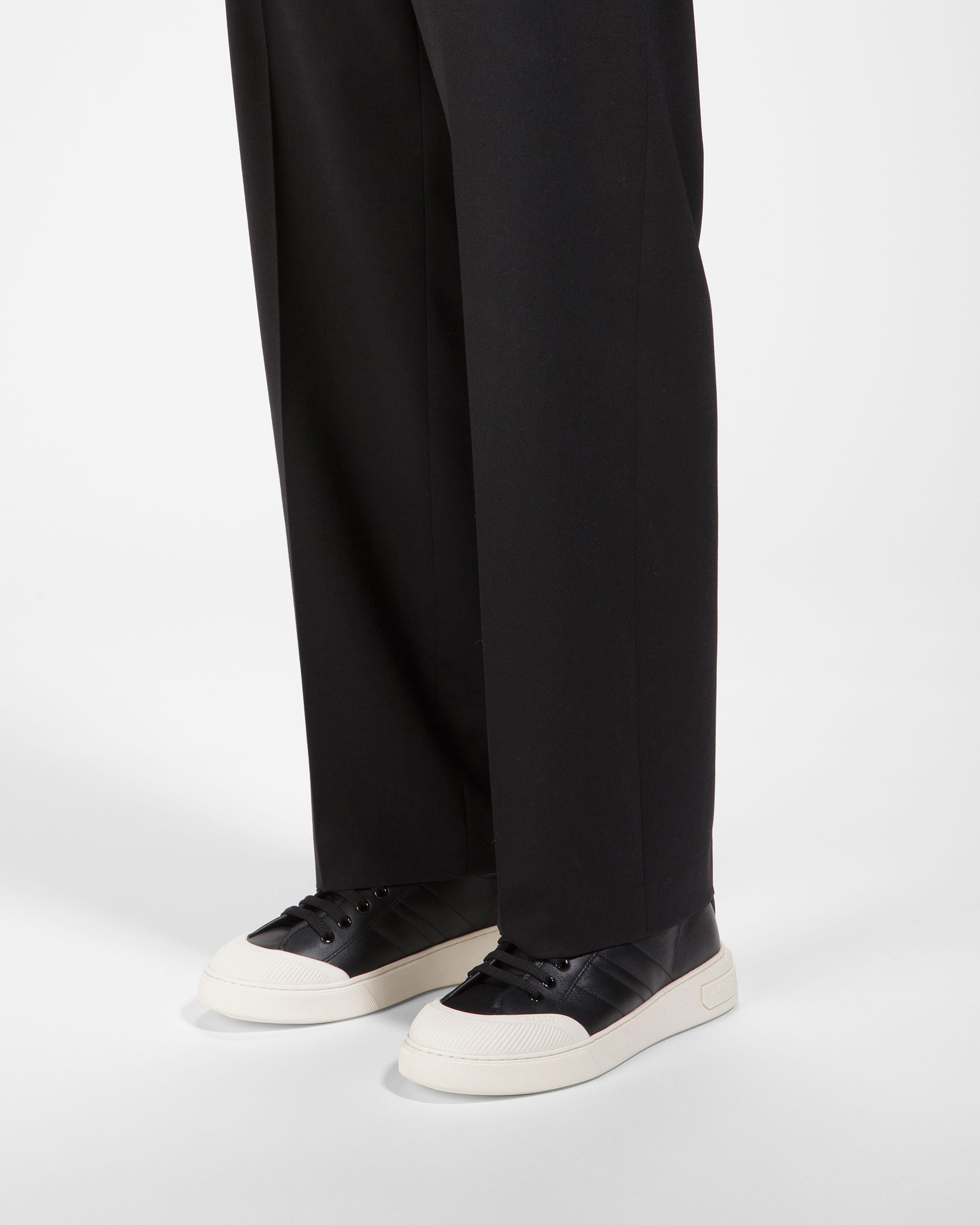 Medyn Leather Sneakers In Black - Men's - Bally - 07
