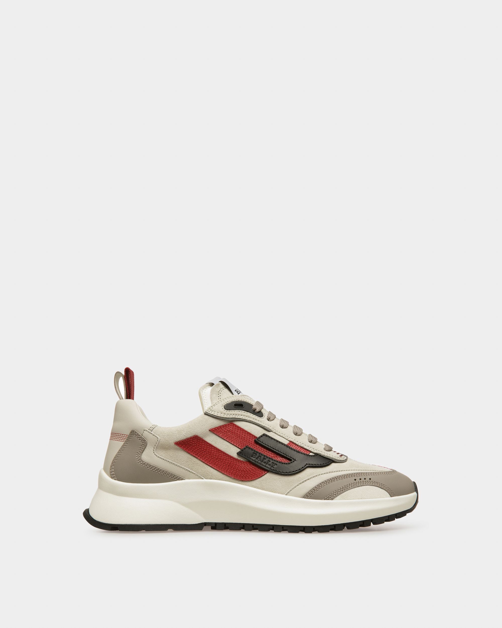 Darky Leather Sneakers In Grey - Men's - Bally - 01